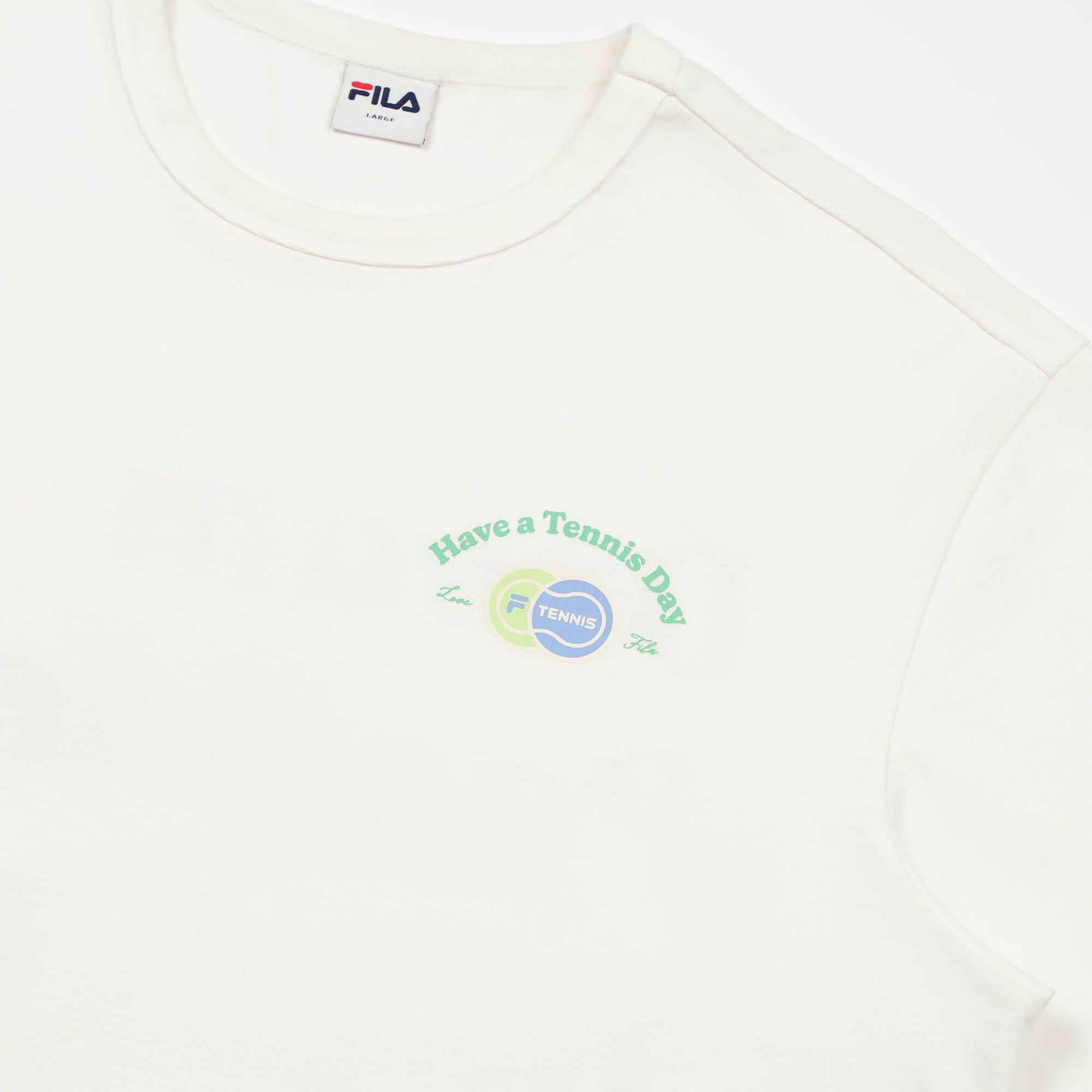 Off White - Fila - Tennis Club Adults Oversized T Shirt - 3