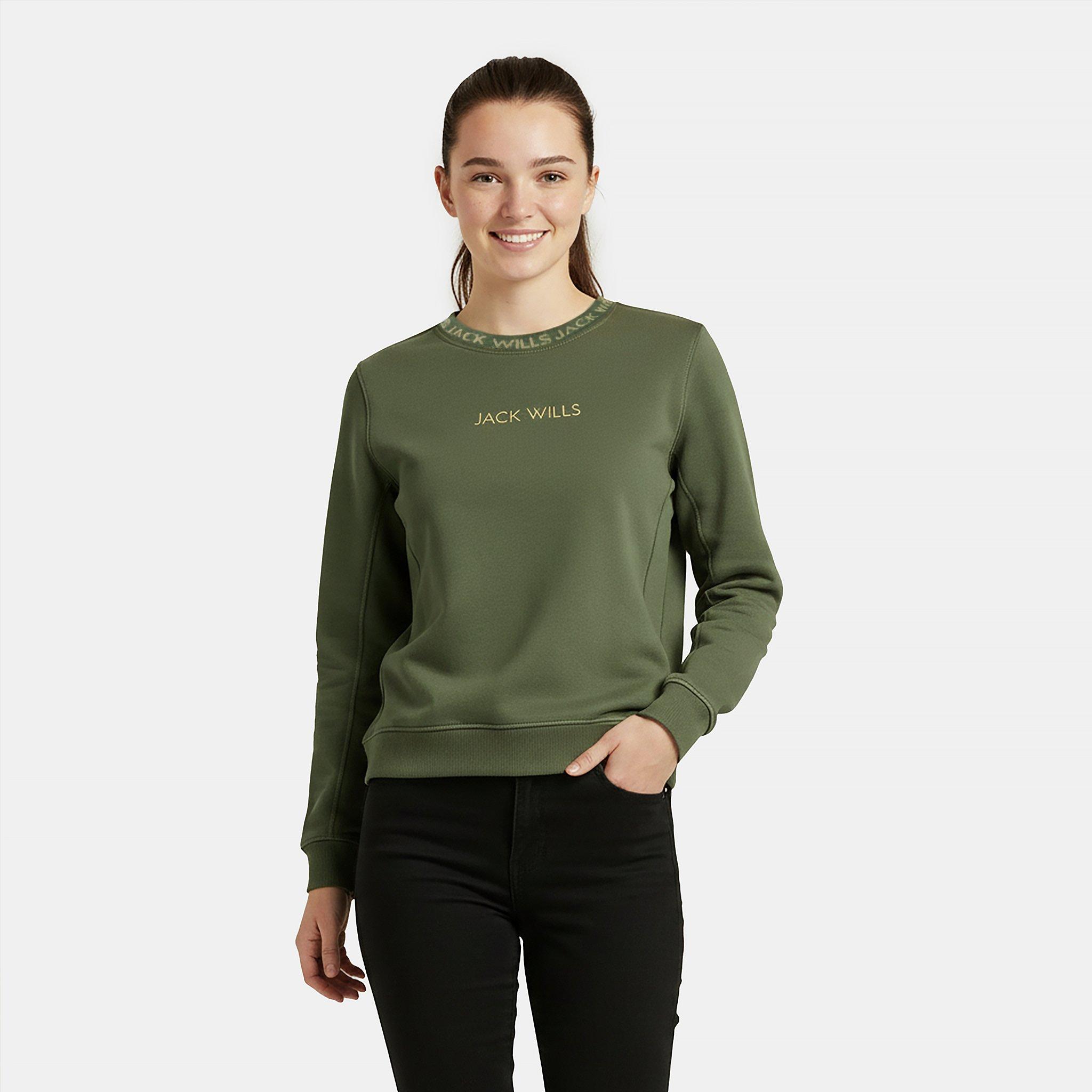 Khaki - Jack Wills - Juniors Jacquard Crew - 3