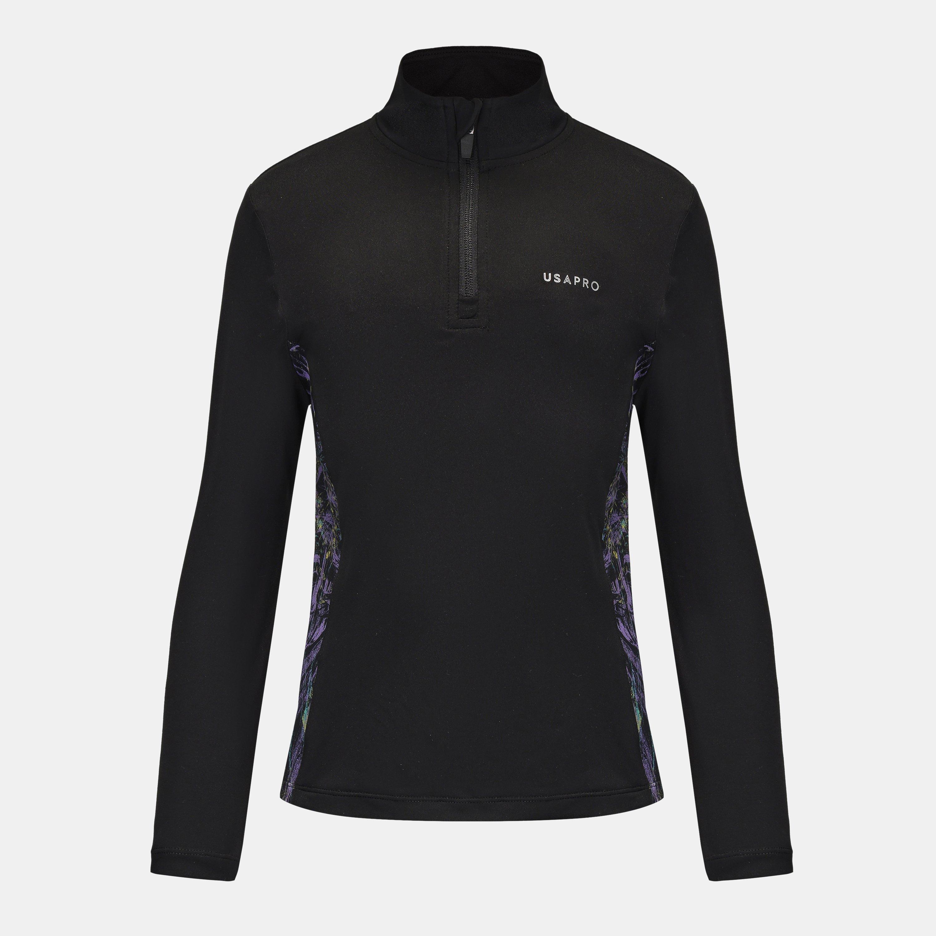 Usa Pro Girls 1/4 Zip Junior - Supernova - 13 (XL)