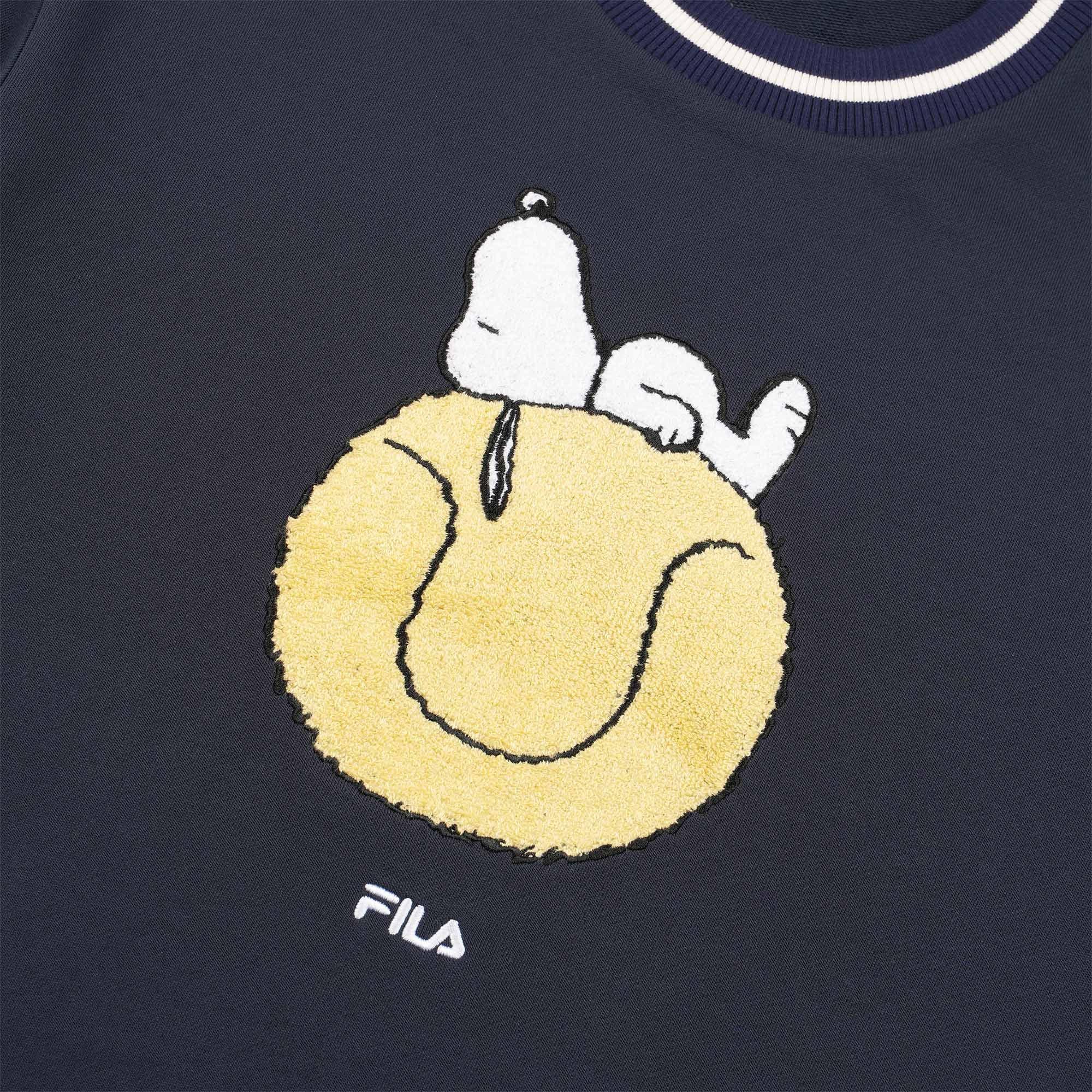 Dark Navy - Fila - x Peanuts Adults Sweatshirts - 3