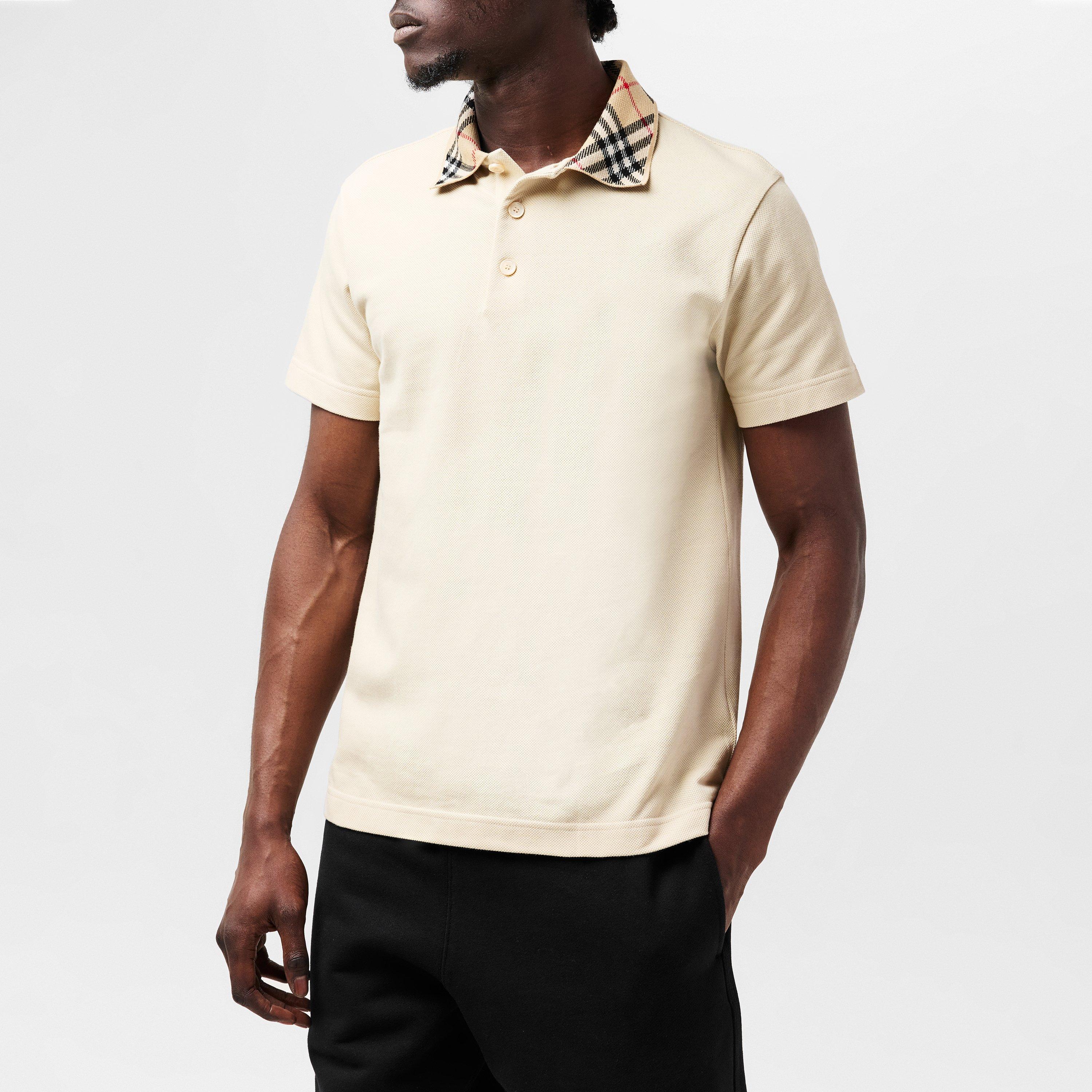 Nutmeg - Burberry - Check Collar Polo Shirt - 1