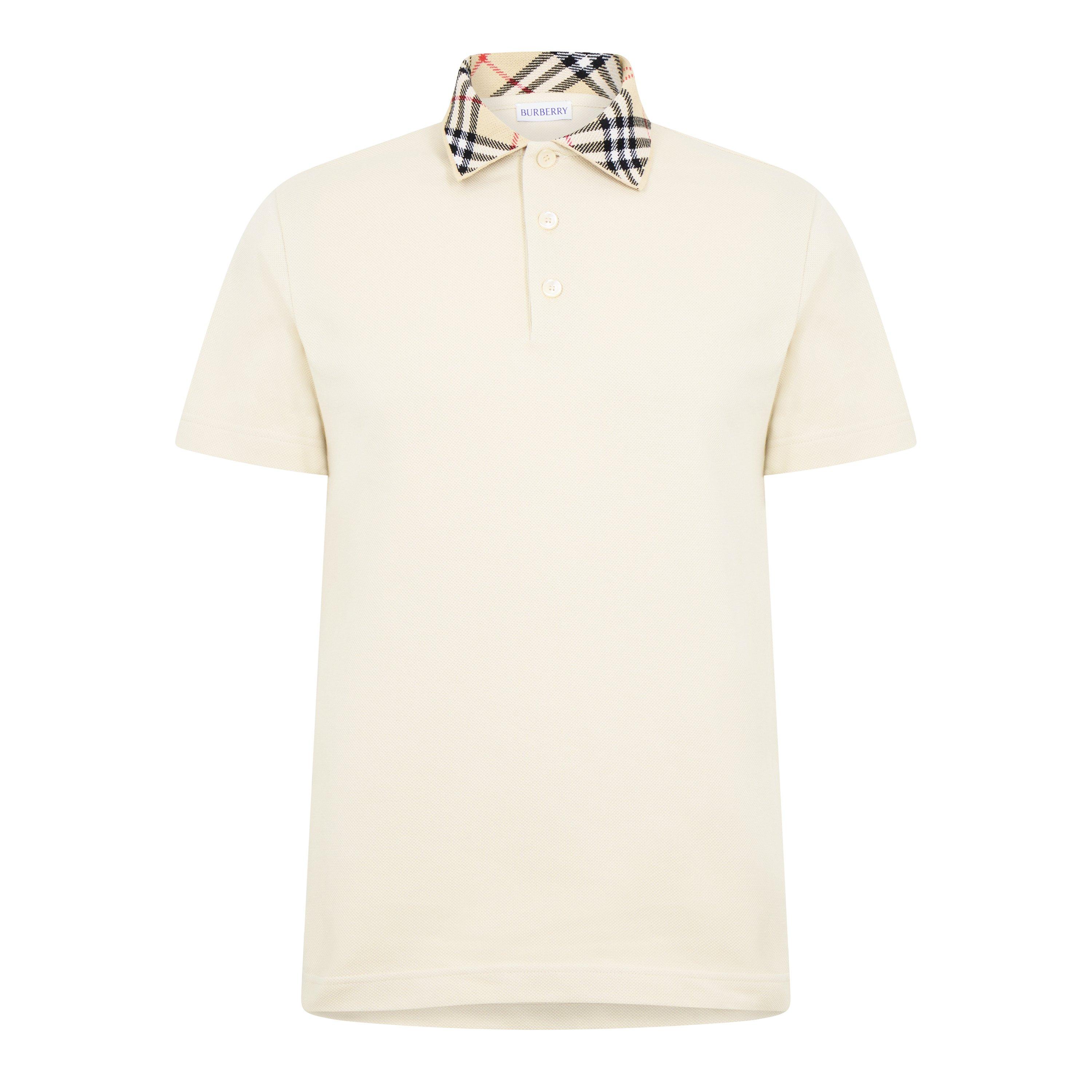 Nutmeg - Burberry - Check Collar Polo Shirt - 5