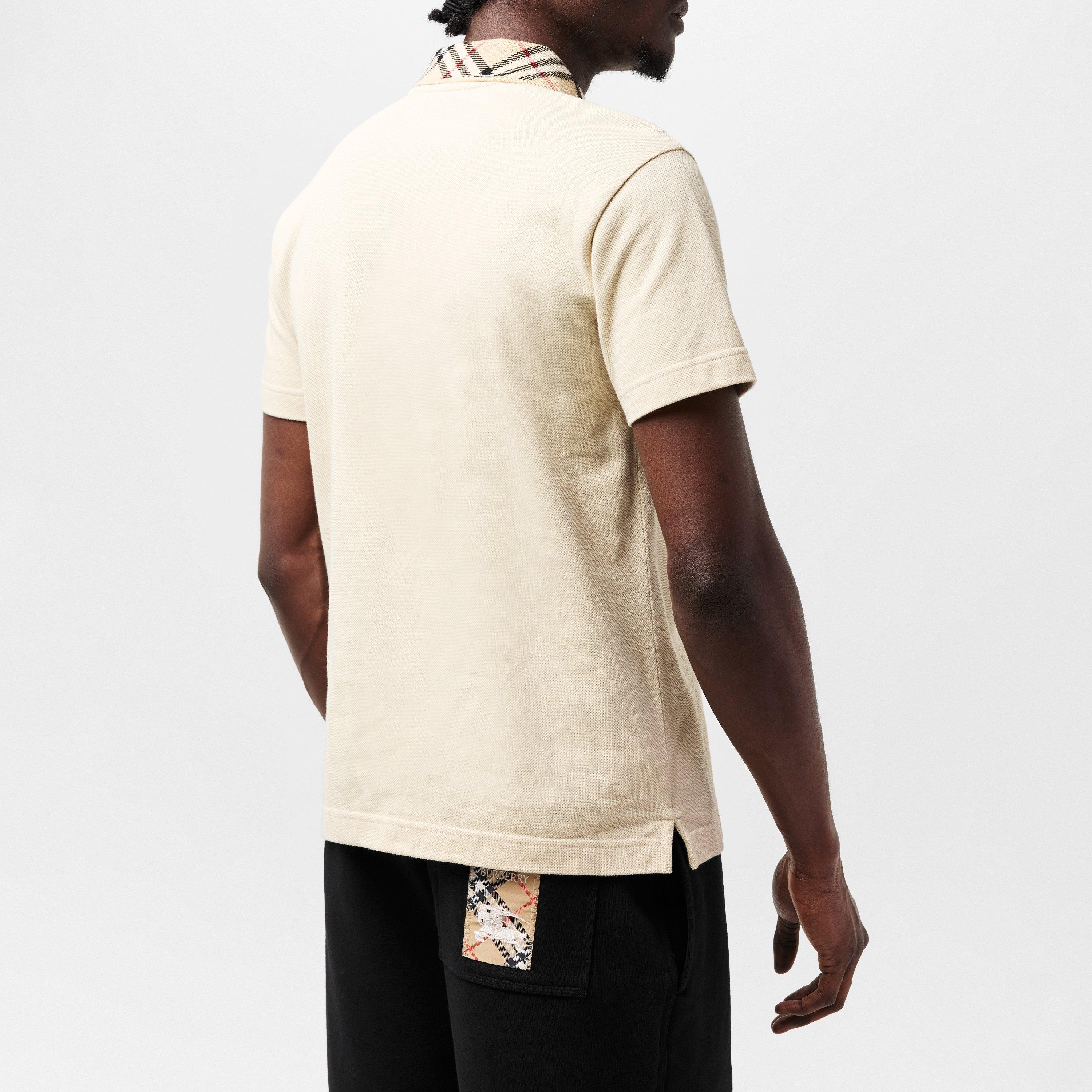 Nutmeg - Burberry - Check Collar Polo Shirt - 3