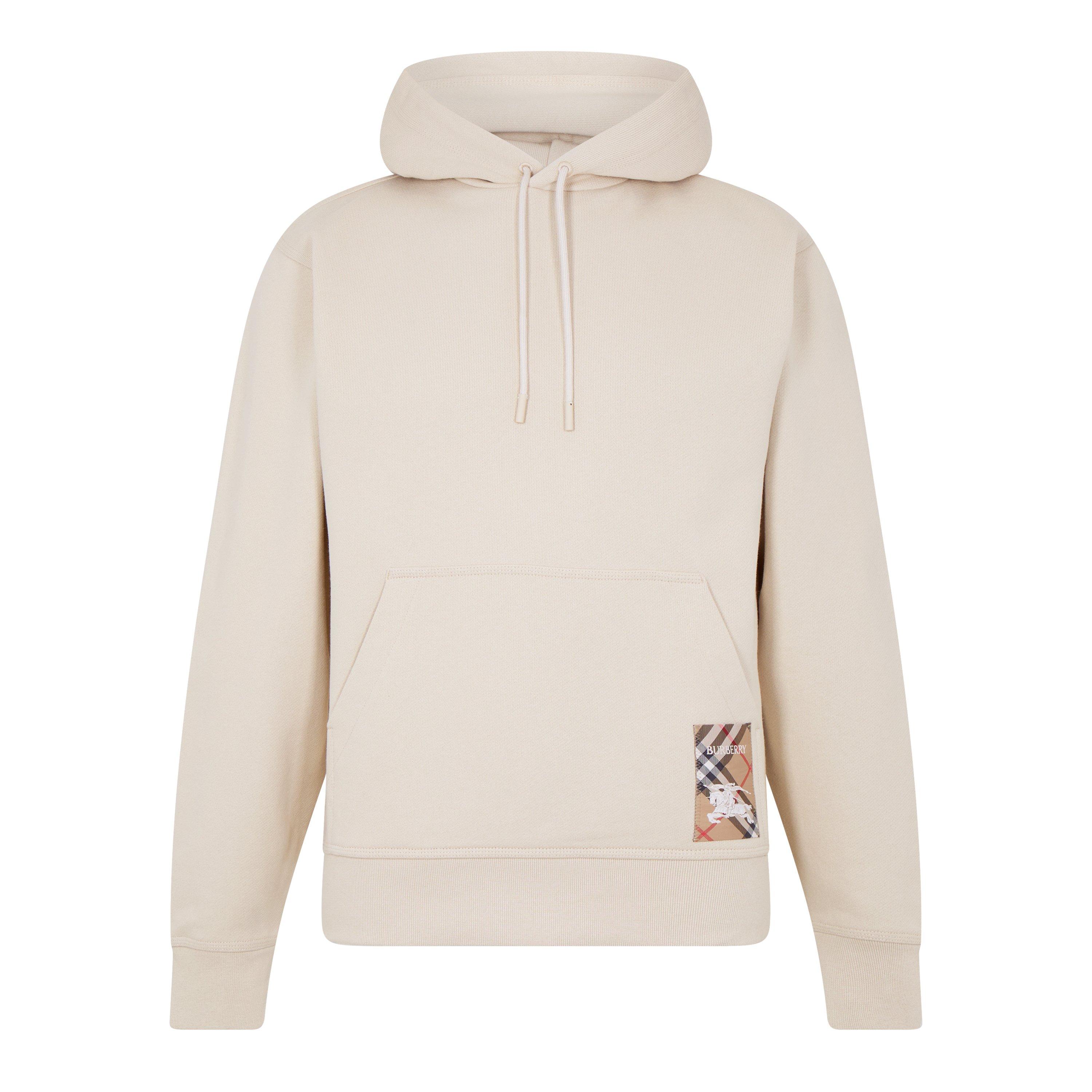 Nutmeg - Burberry - Check-Patch Hoodie - 5