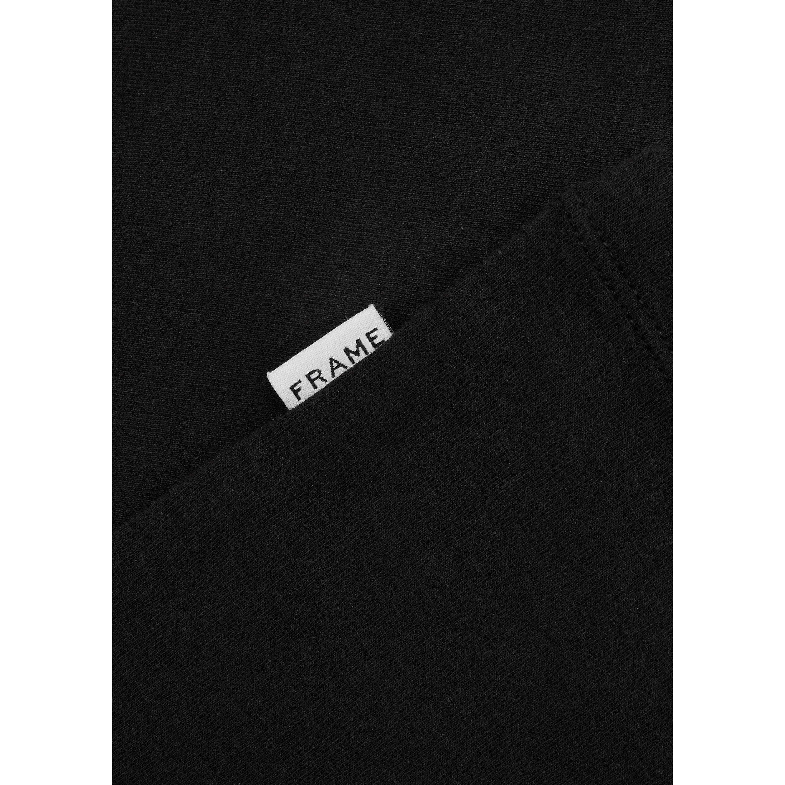 BLACK - Frame - Men's Long-Sleeve Cotton Crew-Neck Sweatshirt - 4