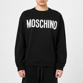 Moschino Print Crew Neck Sweater