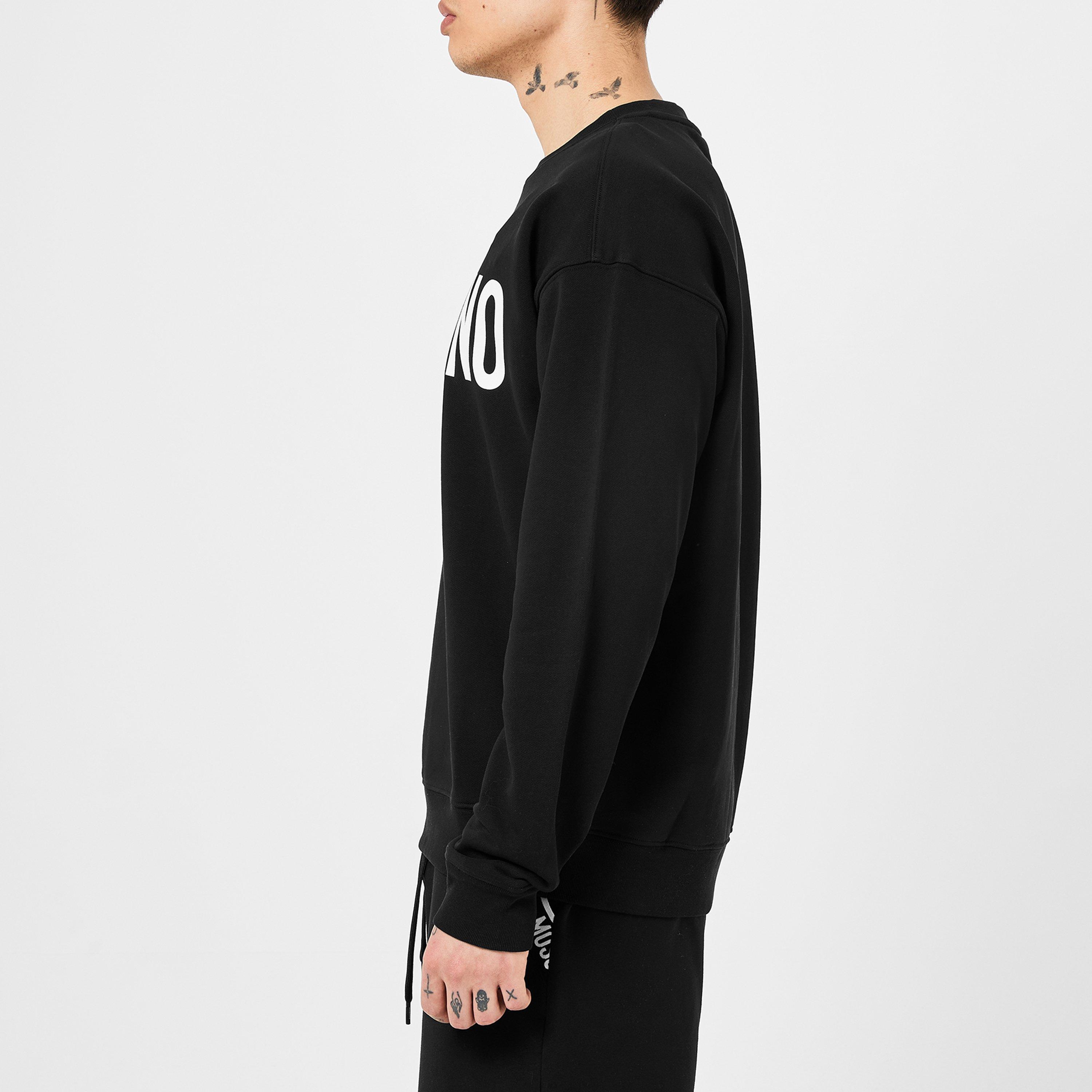Fantasy Black - Moschino - Men's Print Crew Sweatshirt - 2