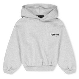 Fear Of God Essentials Logo Over The Head Hoodie