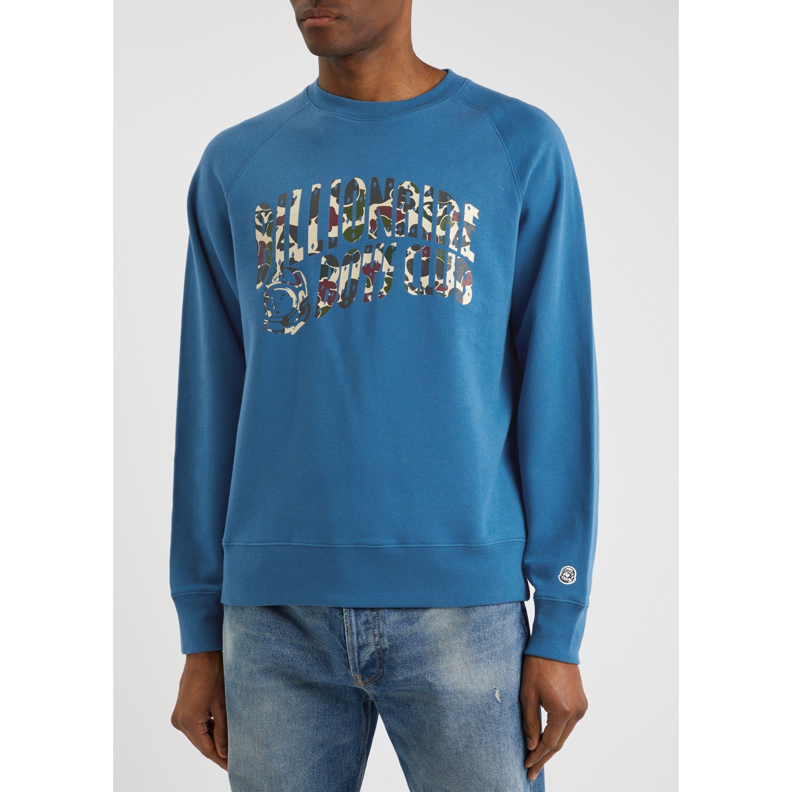 BLUE - Billionaire Boys Club - BBC DUCK CAMO ARCH LOGO CREW - 2