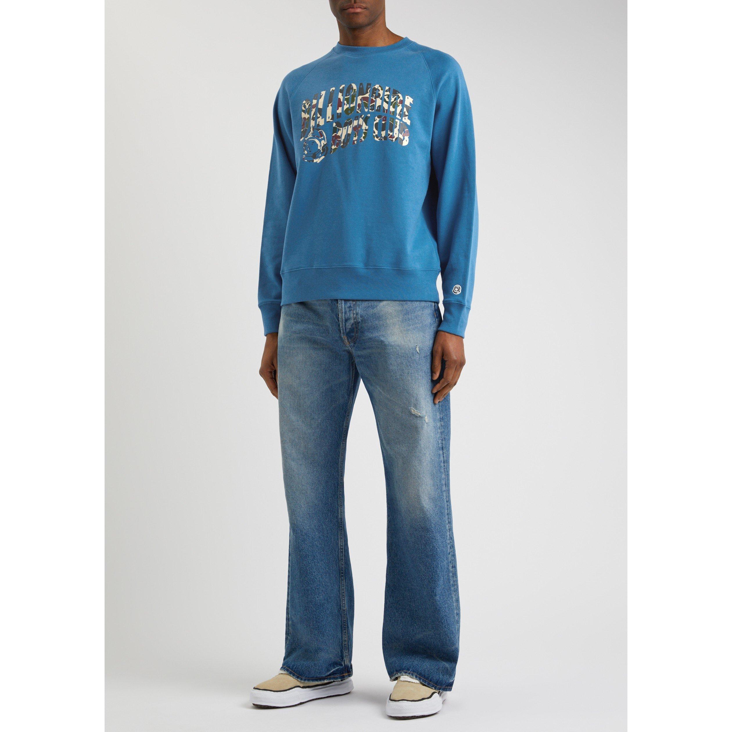 BLUE - Billionaire Boys Club - BBC DUCK CAMO ARCH LOGO CREW - 5