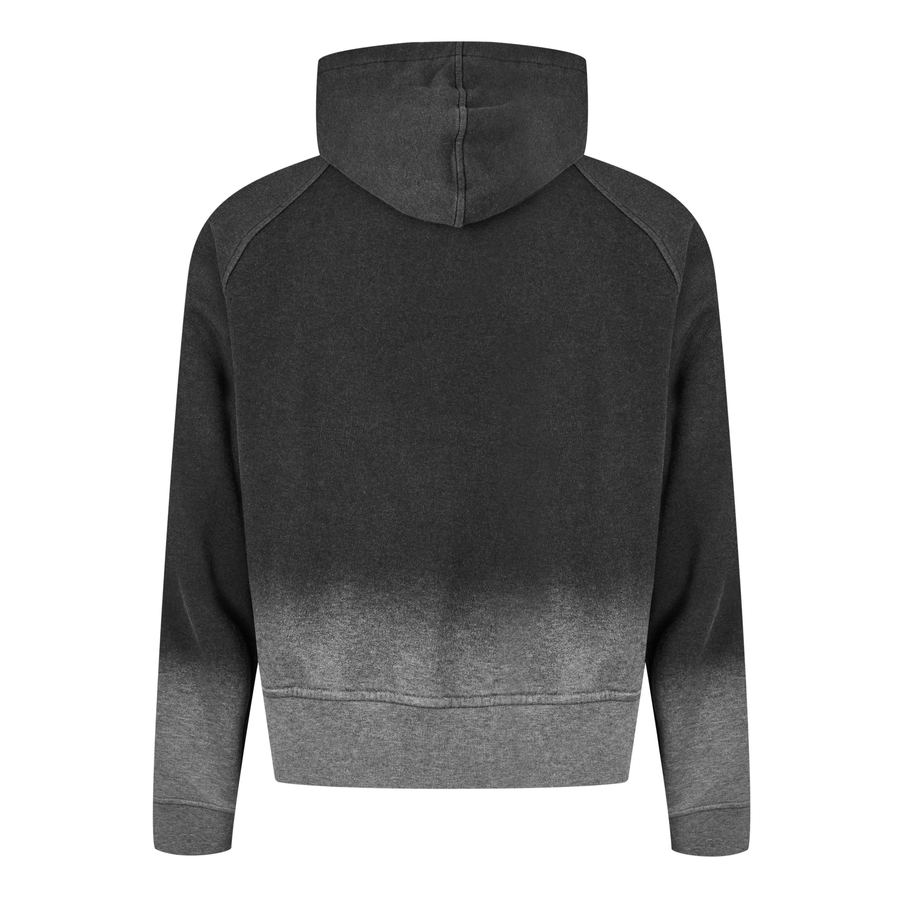 Blk/Smoke 721N - Neil Barrett - Men's Ombre Effect Hoodie - 6