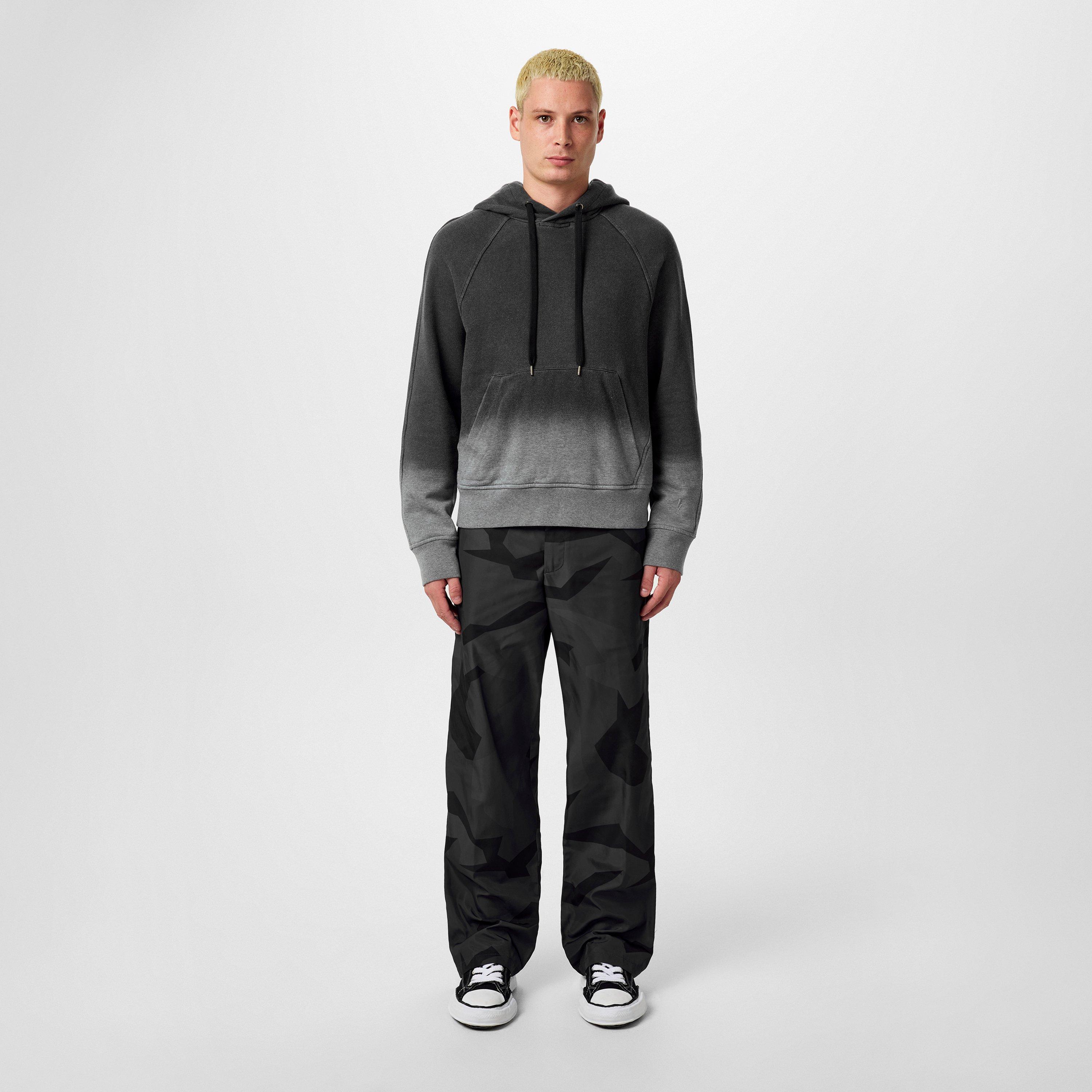 Blk/Smoke 721N - Neil Barrett - Men's Ombre Effect Hoodie - 4