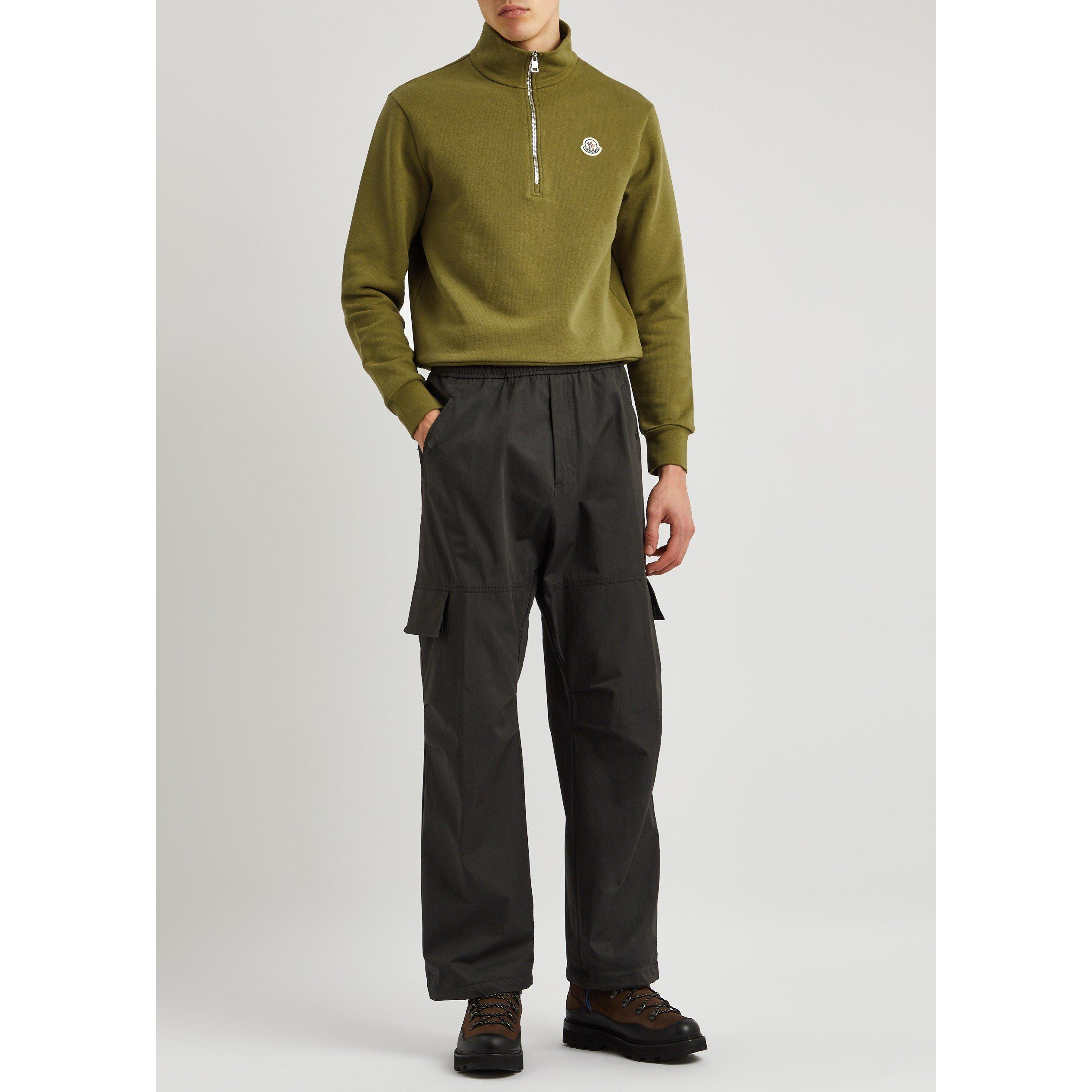KHAKI - Moncler - MONC BDG HLF ZIP - 5