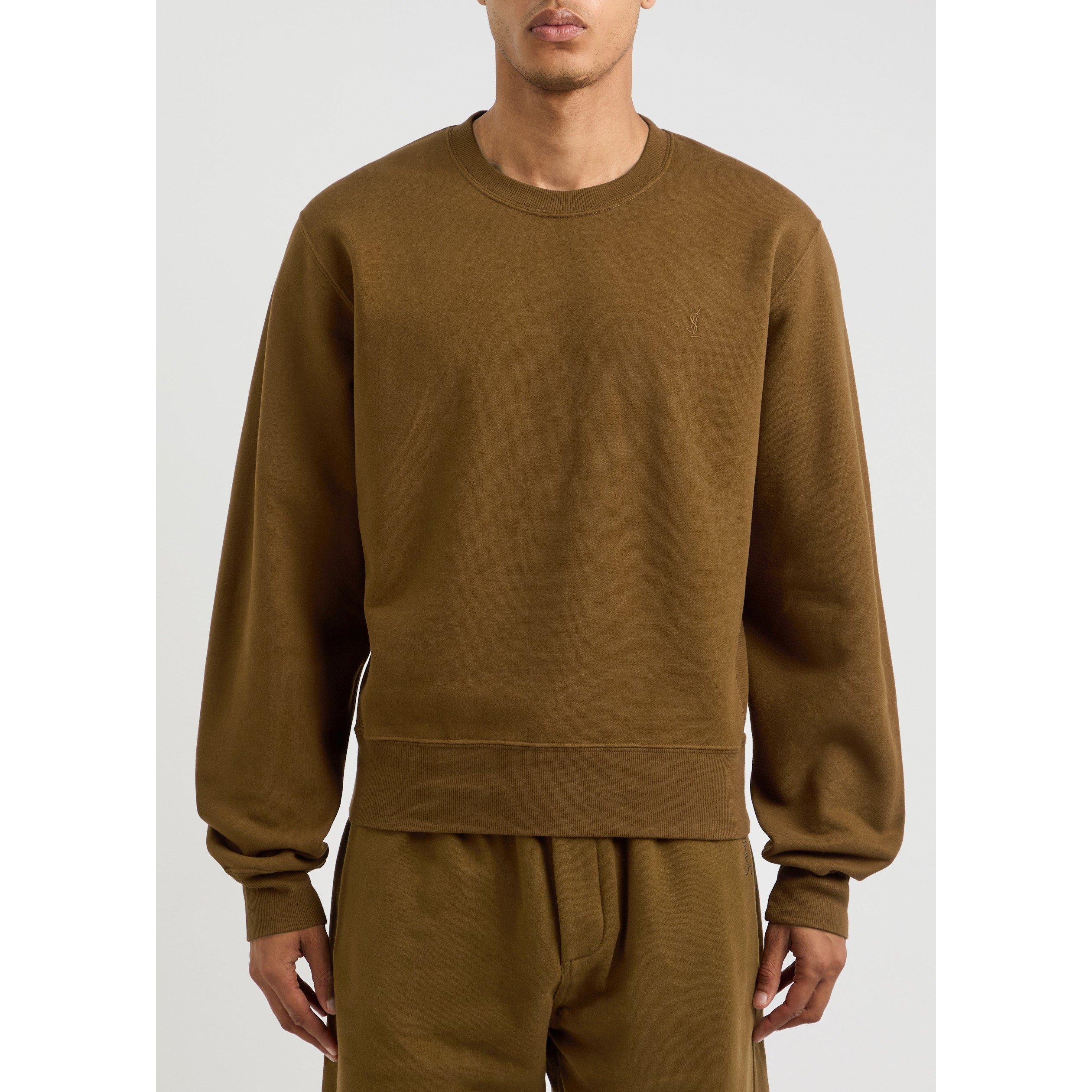 BROWN - Saint Laurent - SL SWEATSHIRT - 2