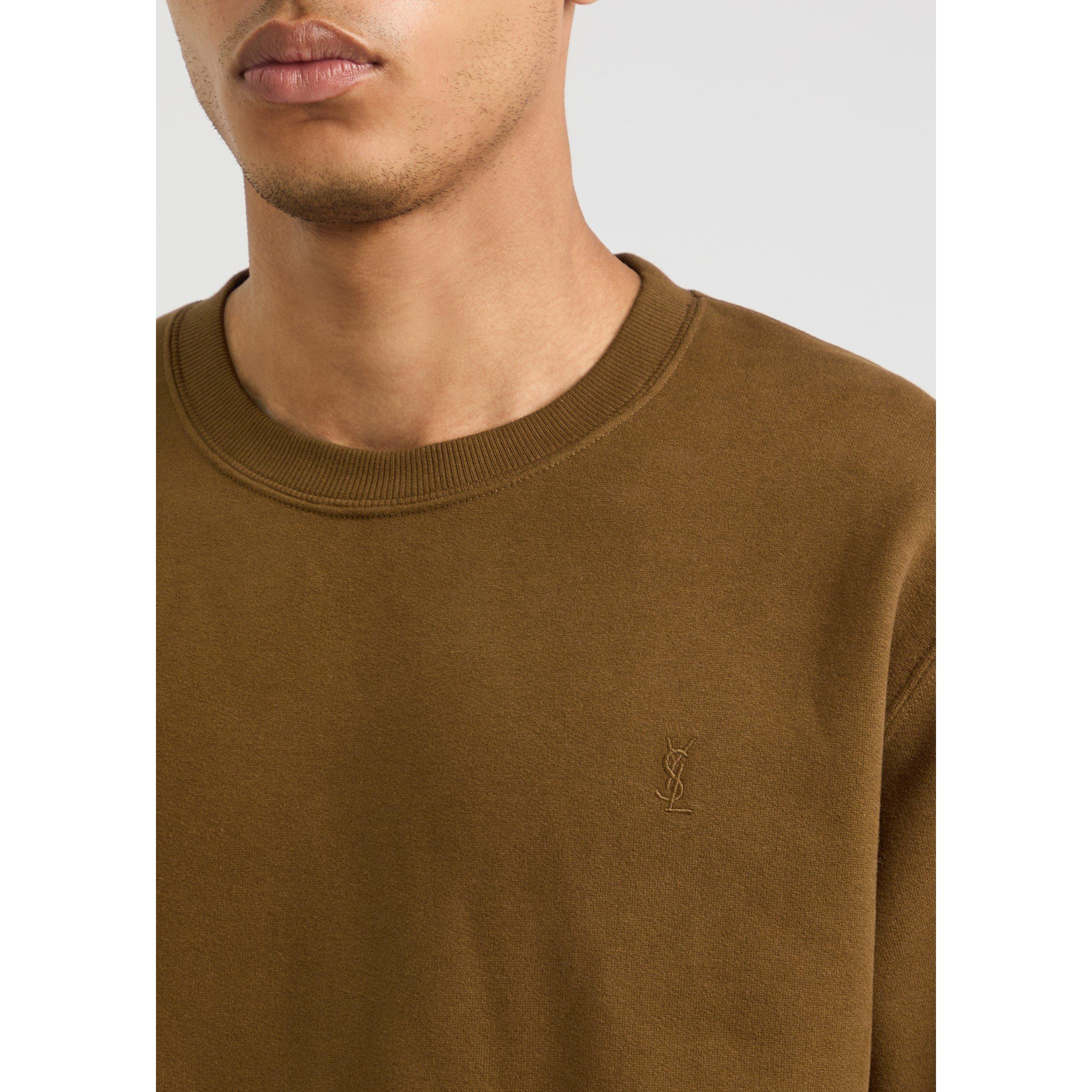 BROWN - Saint Laurent - SL SWEATSHIRT - 4