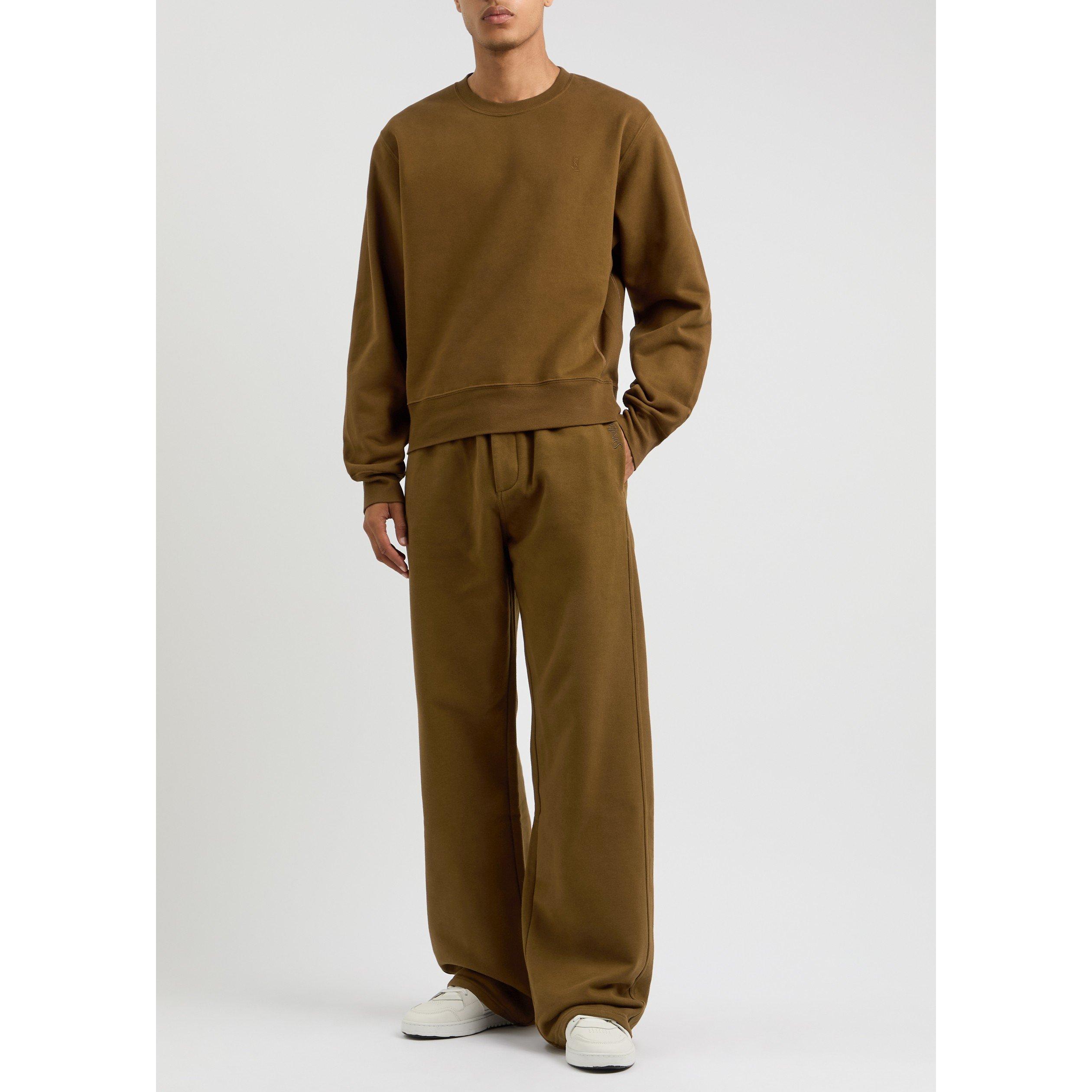 BROWN - Saint Laurent - SL SWEATSHIRT - 5