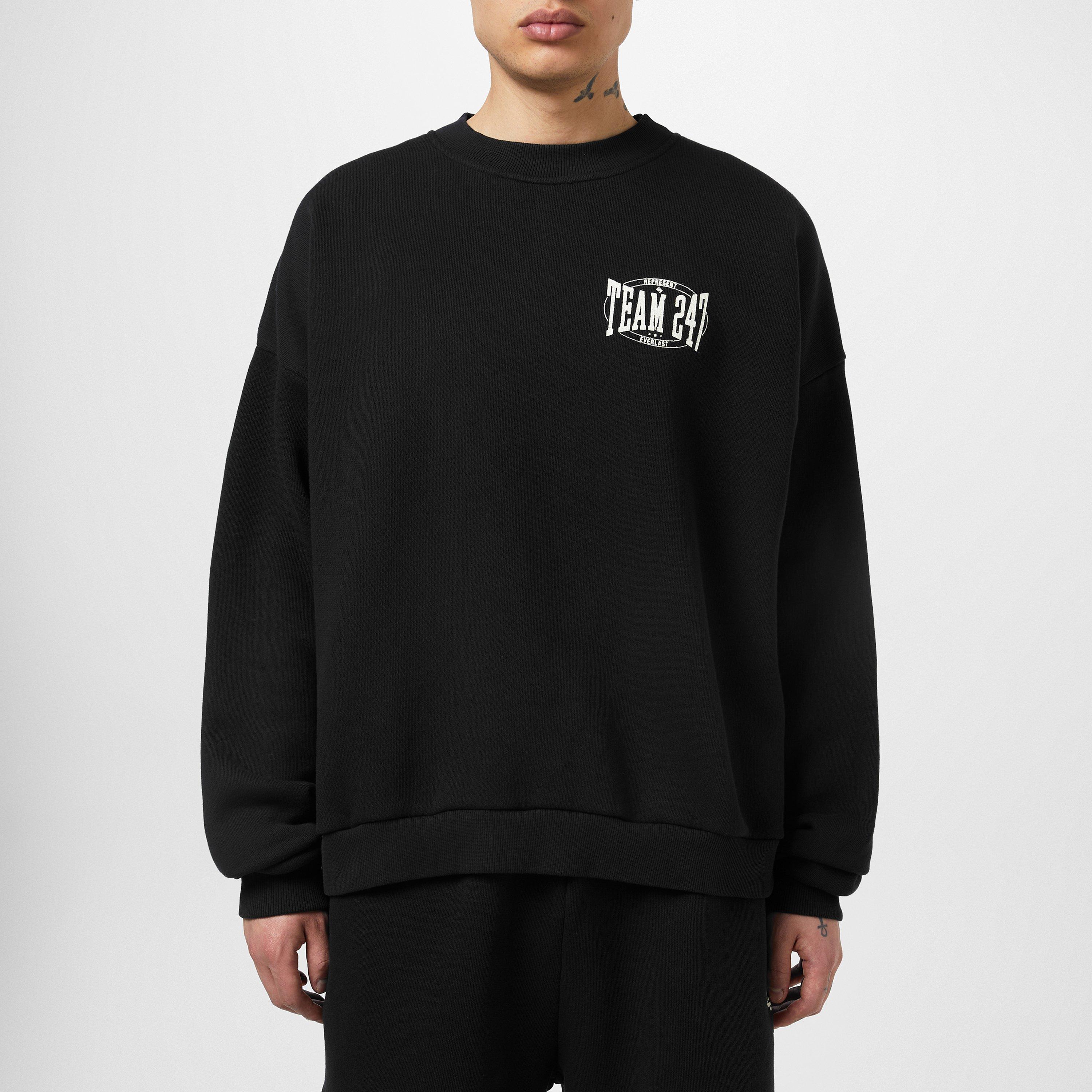 Off Black - Represent 247 - X Everlast Team 247 Performance Sweater - 1