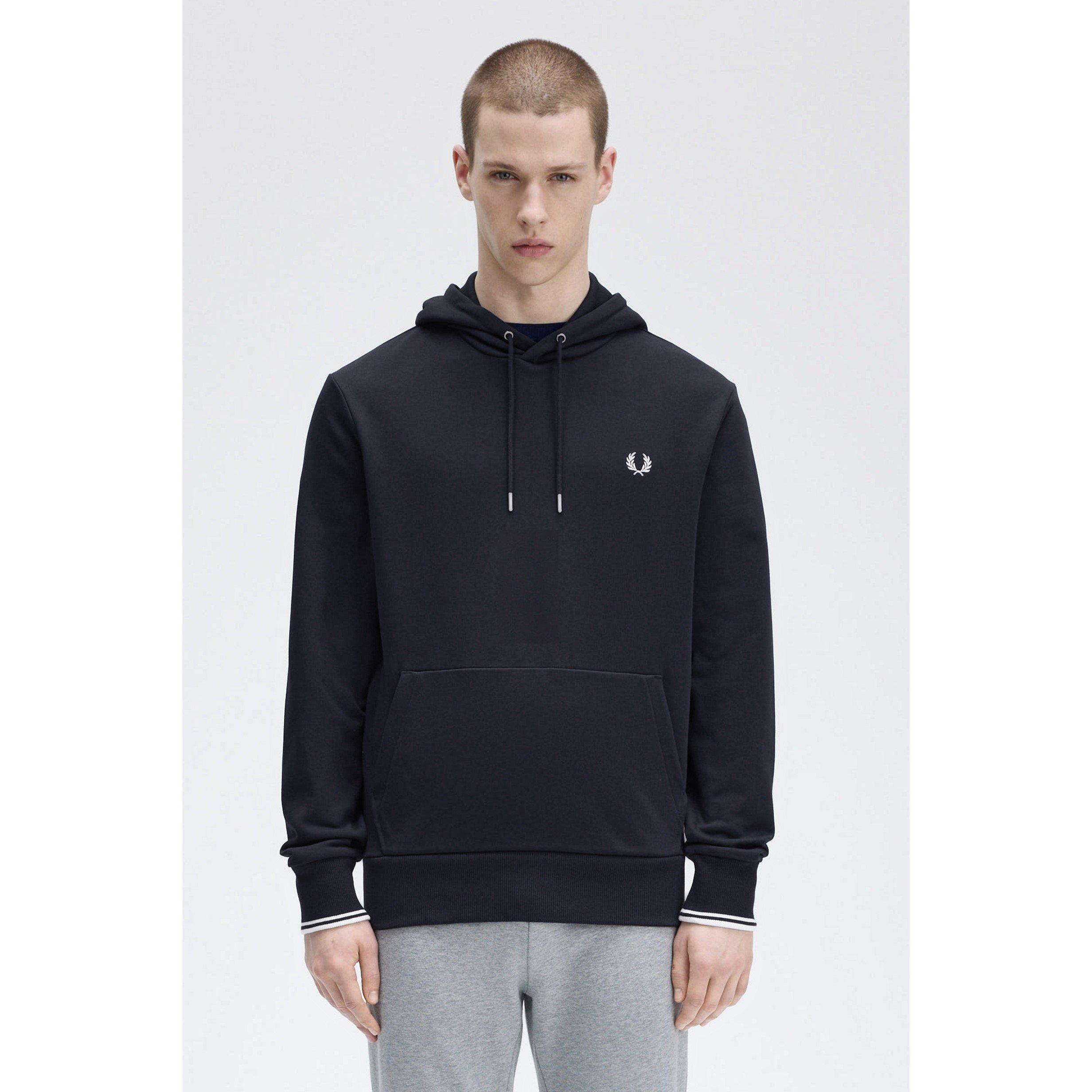 Navy 248 - Fred Perry - Men's Logo Hoodie - 3