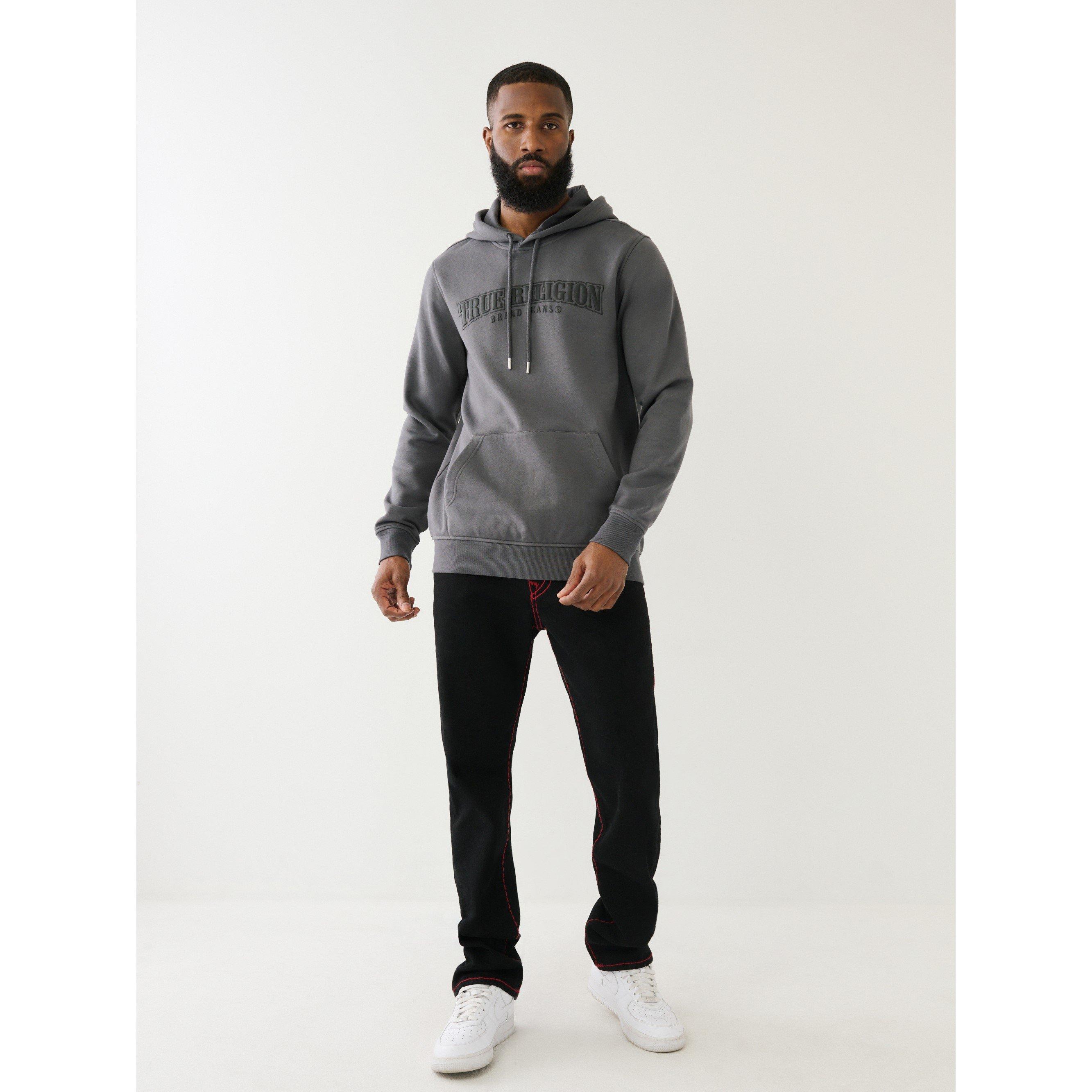 Eisentor - True Religion - Men's Over-the-Head Painted Logo Hoodie - 4