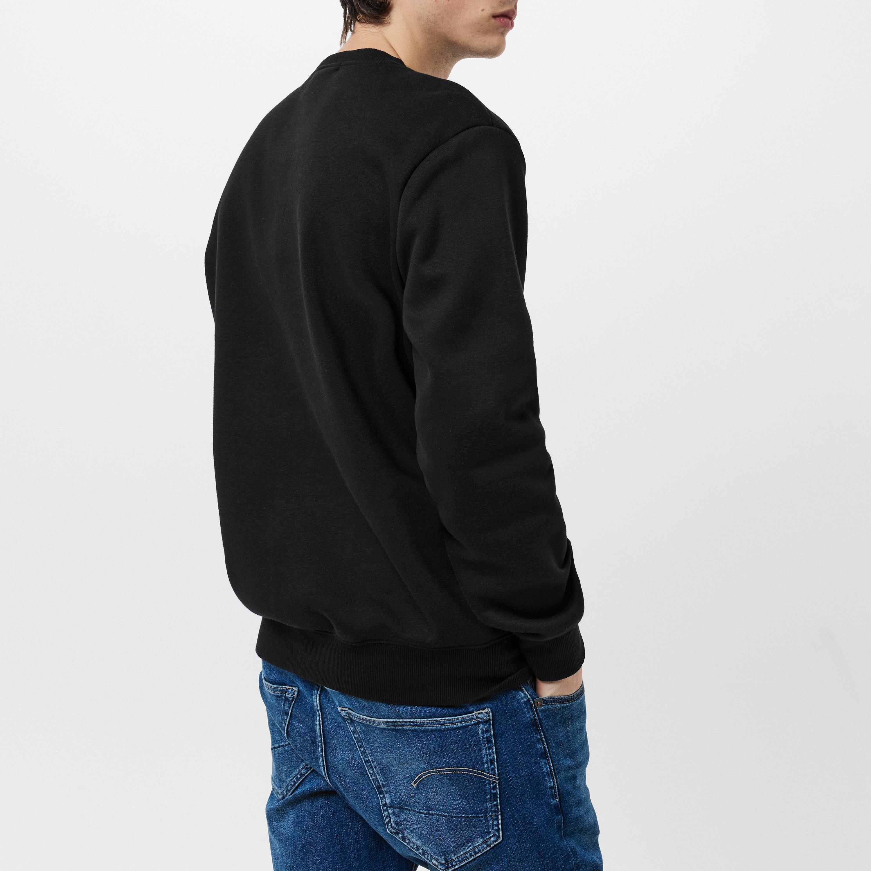 Black - True Religion - Men's Original Logo Crew-neck Sweatshirt - 4