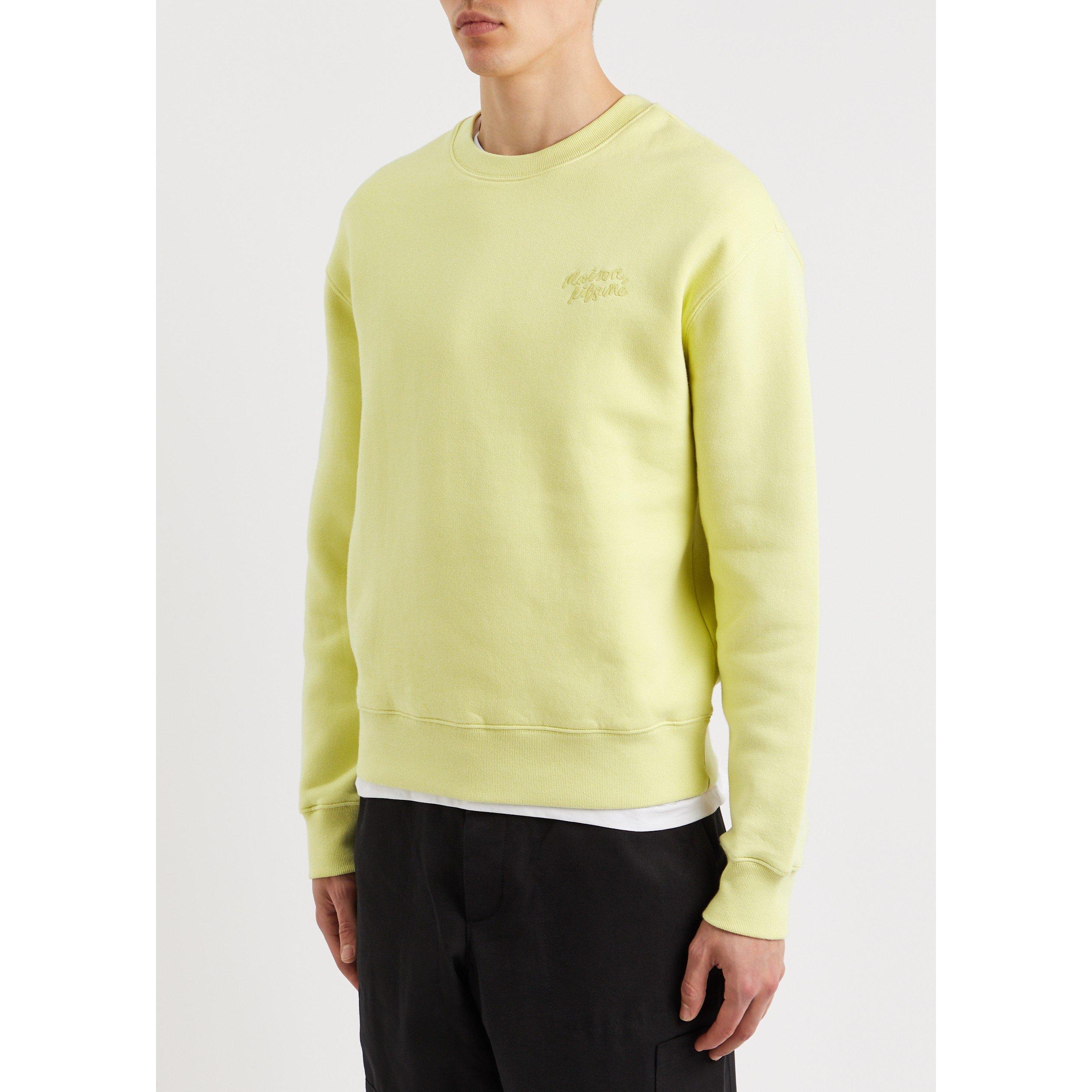 YELLOW - Maison Kitsune - MK HANDWRITING SWEATSHIRT - 2