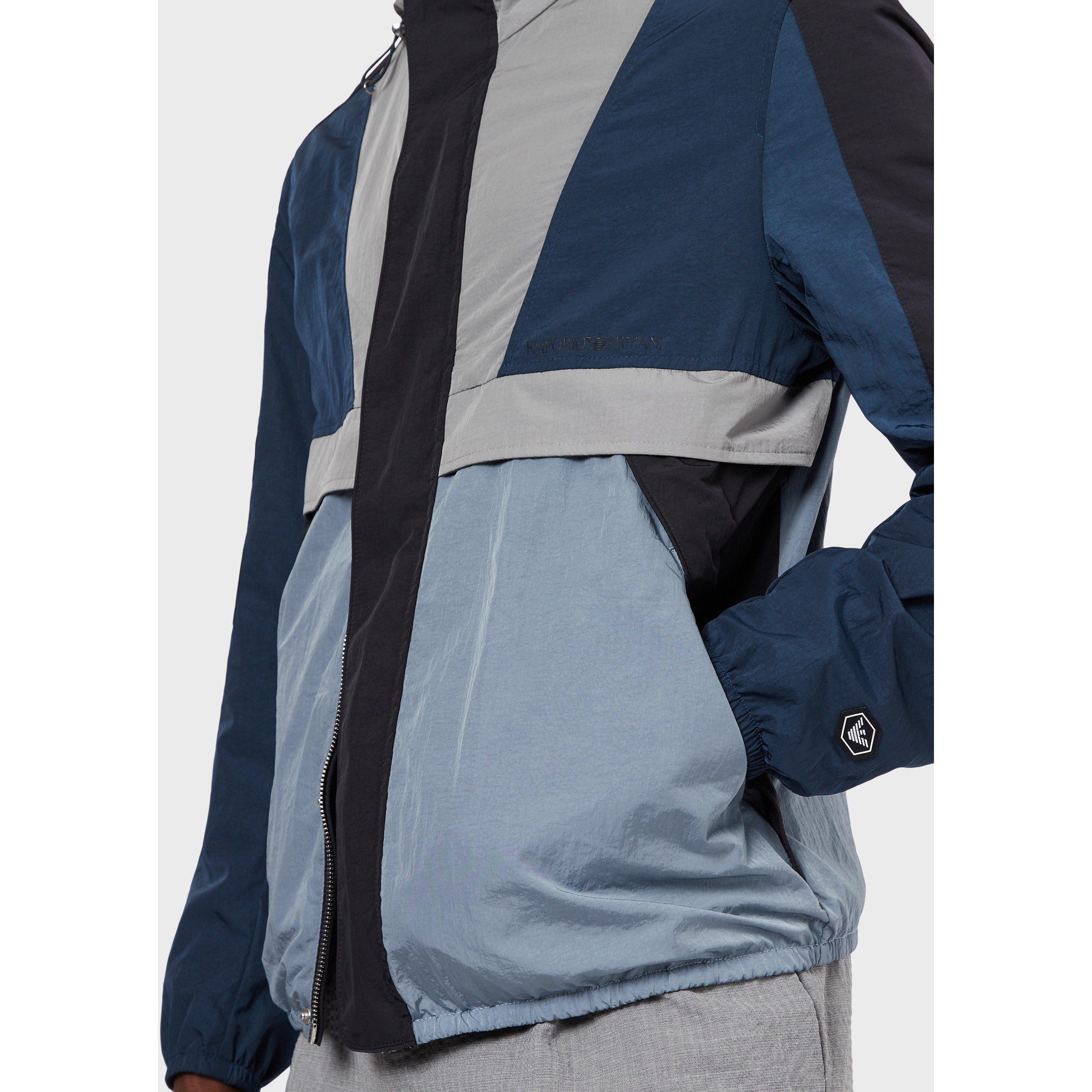 Navy Blue - Emporio Armani - Men's Zip Hoodie - 2