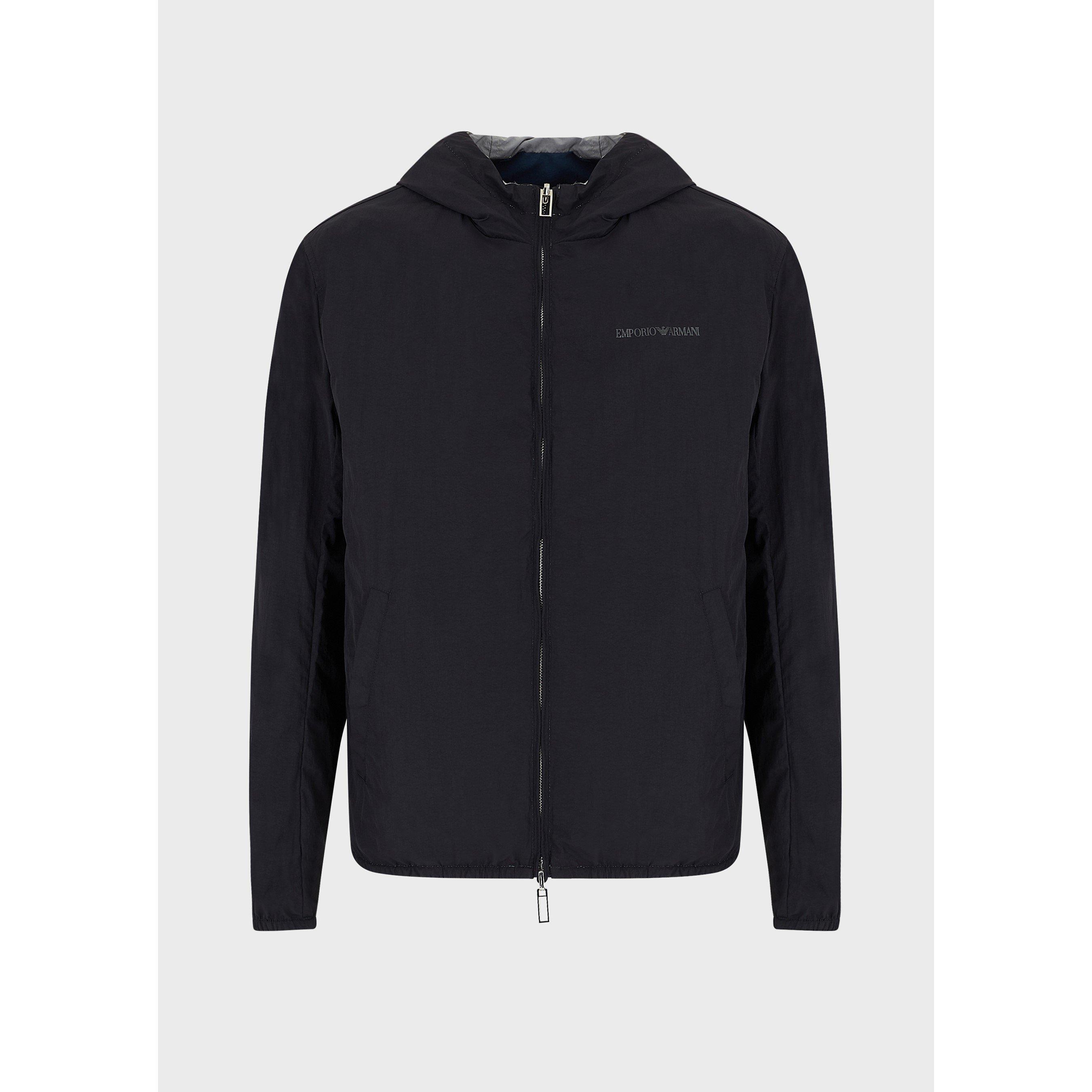 Navy Blue - Emporio Armani - Men's Zip Hoodie - 6