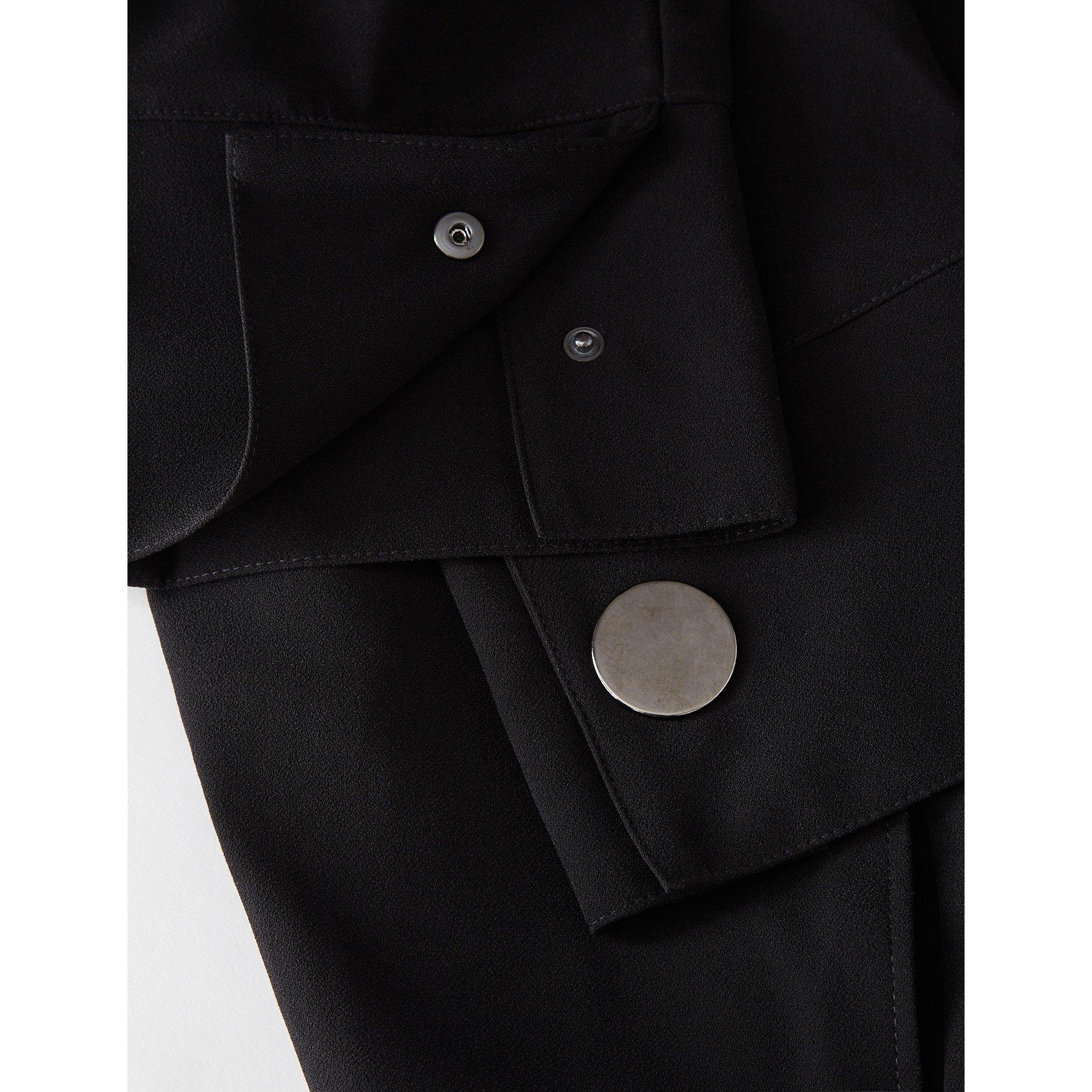 Black - Armani Exchange - Women's Straight Leg Trousers - 2