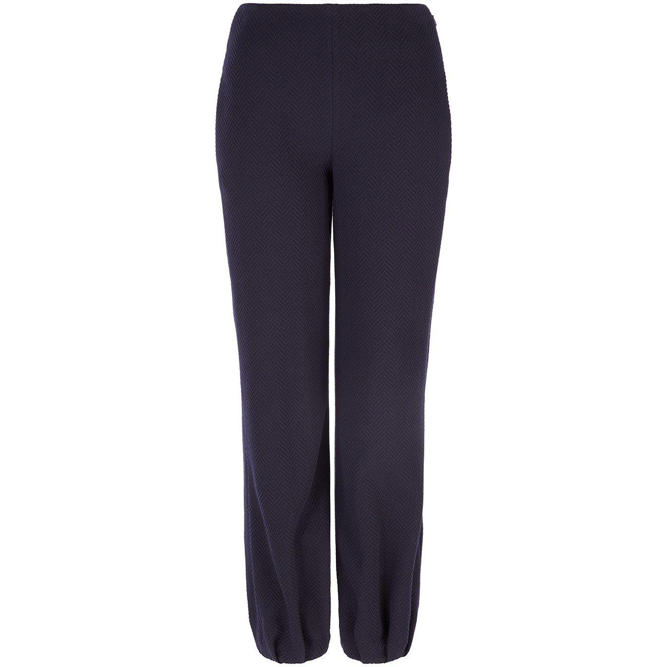 Black - Emporio Armani - Women's Straight Leg Trouser - 2