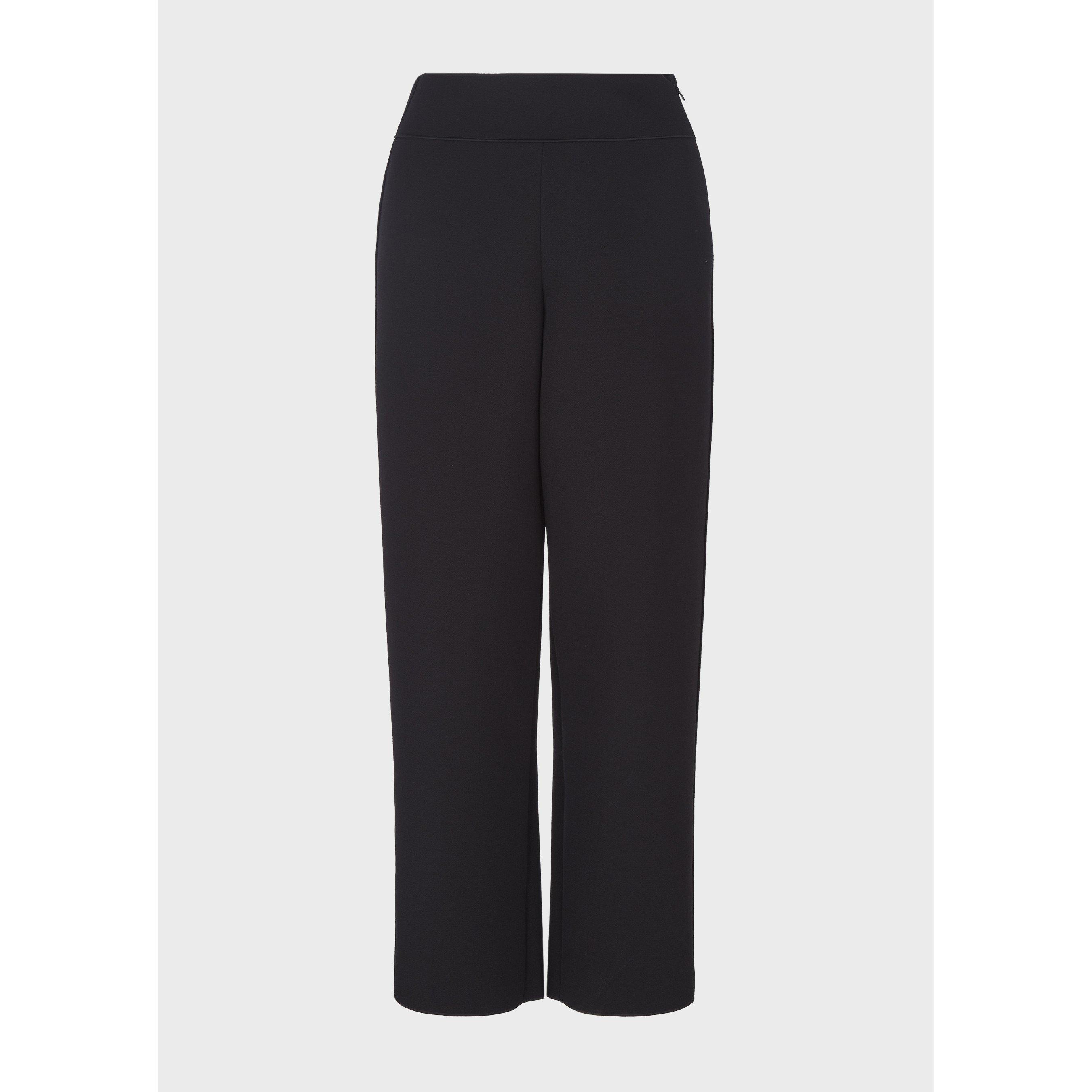 Black - Emporio Armani - Women's Straight Leg Trousers - 5