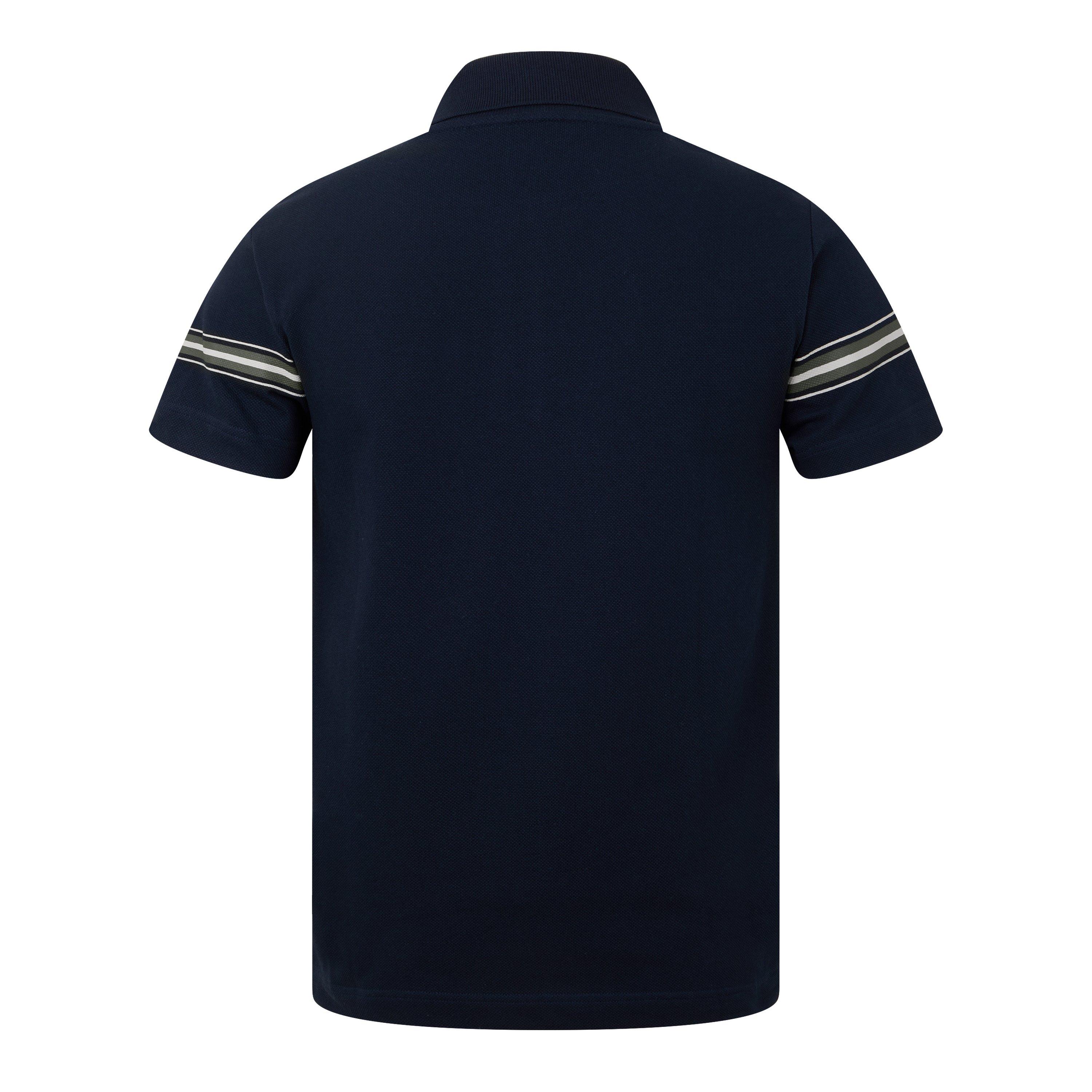 Navy - Burberry - Ekd Stripe Polo Shirt - 6