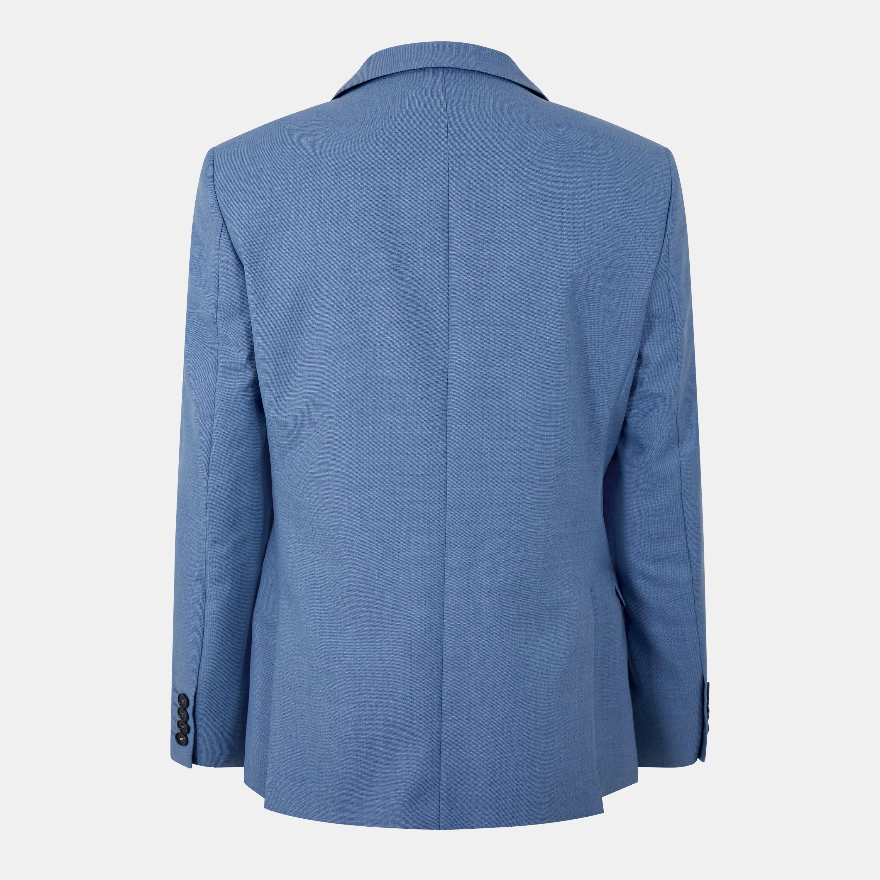 Blauwe Haaienhuid - Ted Baker - Blake Airforce Blue Slim Jacket - 2