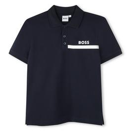 Boss Kids Short-Sleeve Polo, Logo Design