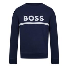 Boss Logo Crew Neck Sweatshirt Junior Boys