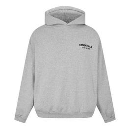 Fear Of God Essentials Logo Over The Head Hoodie