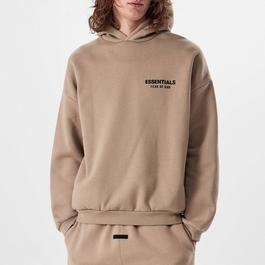 Fear Of God Essentials Logo Over The Head Hoodie