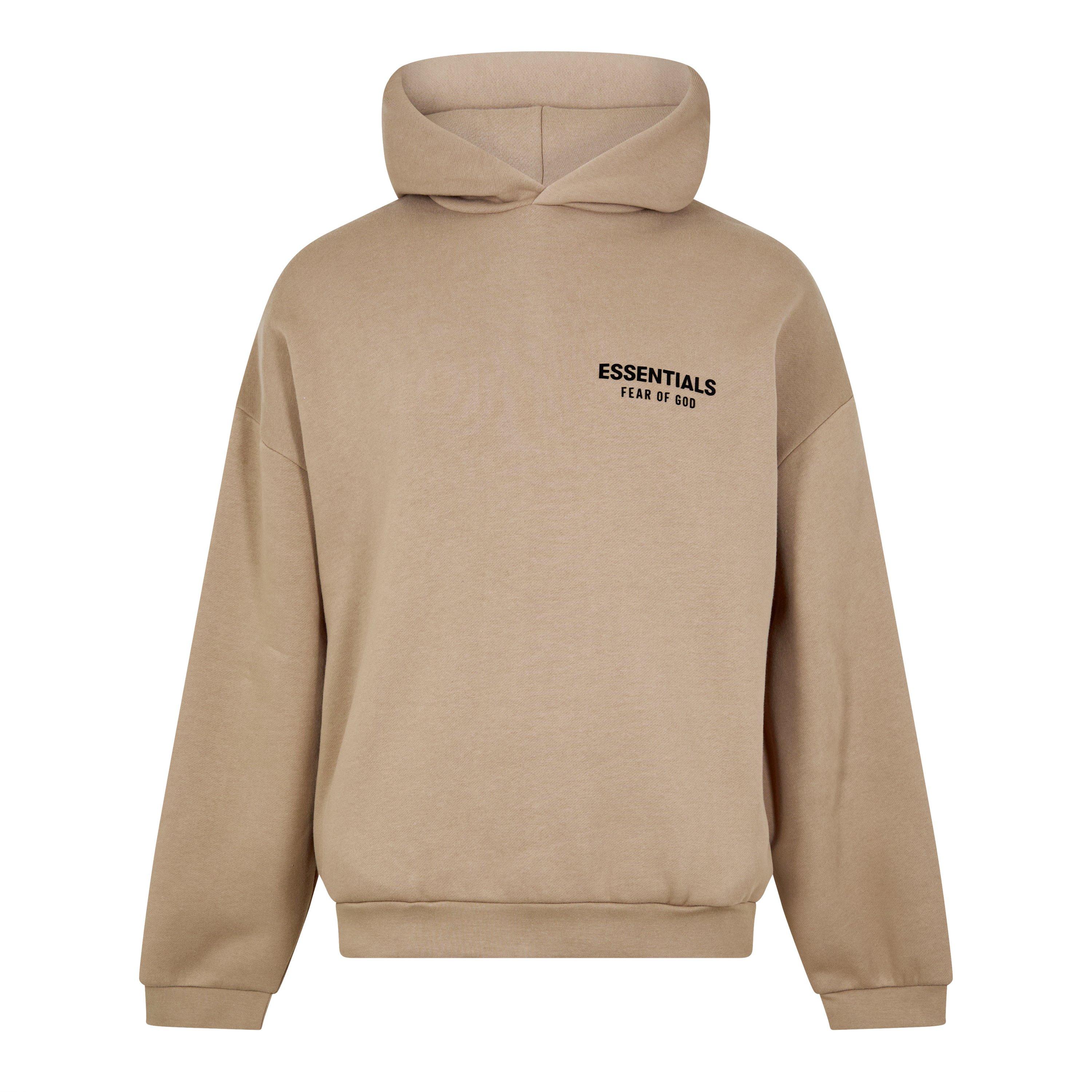 Desert Sand - Fear Of God Essentials - Logo Over The Head Hoodie - 5