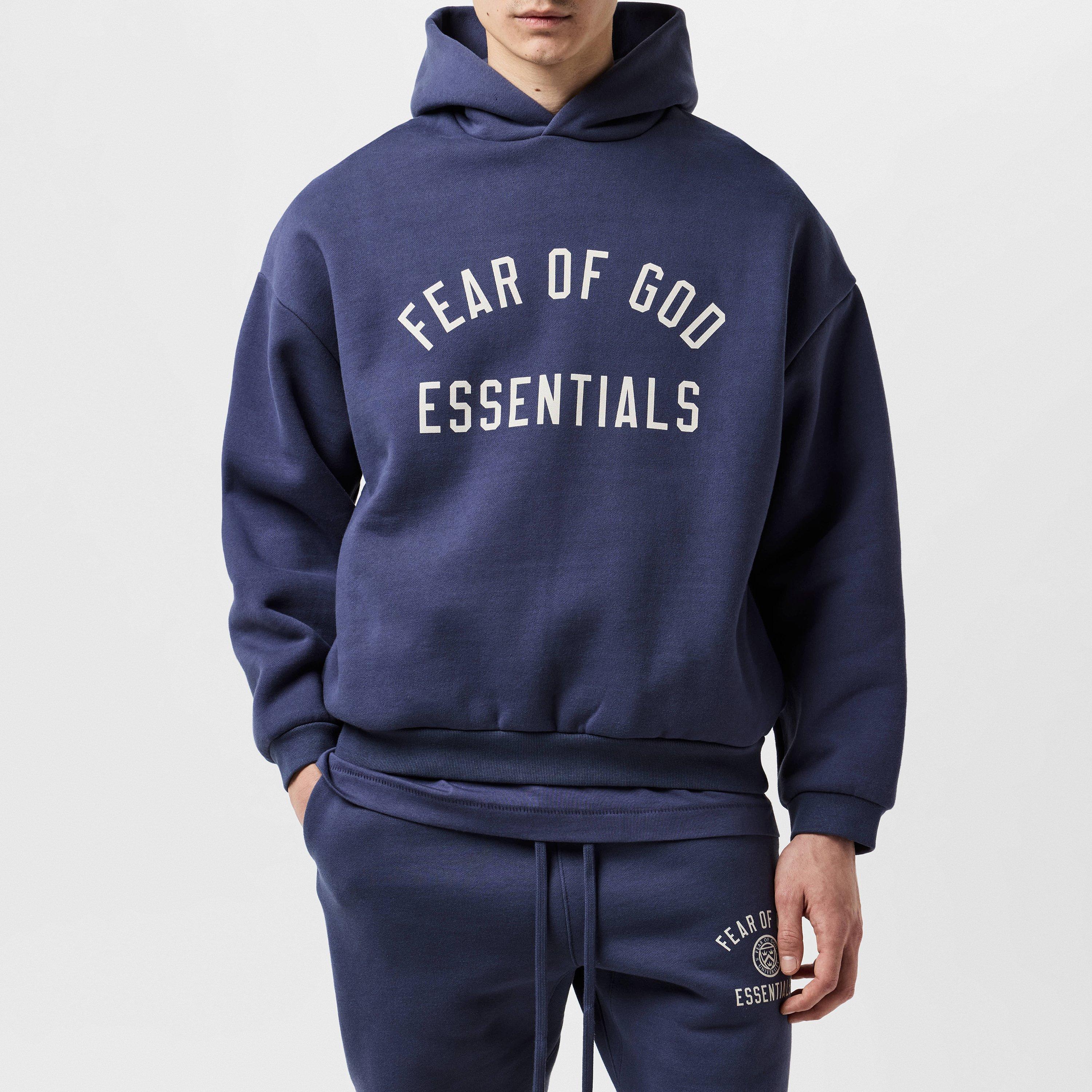 Marine - Fear Of God Essentials - Logo Hoodie - 3