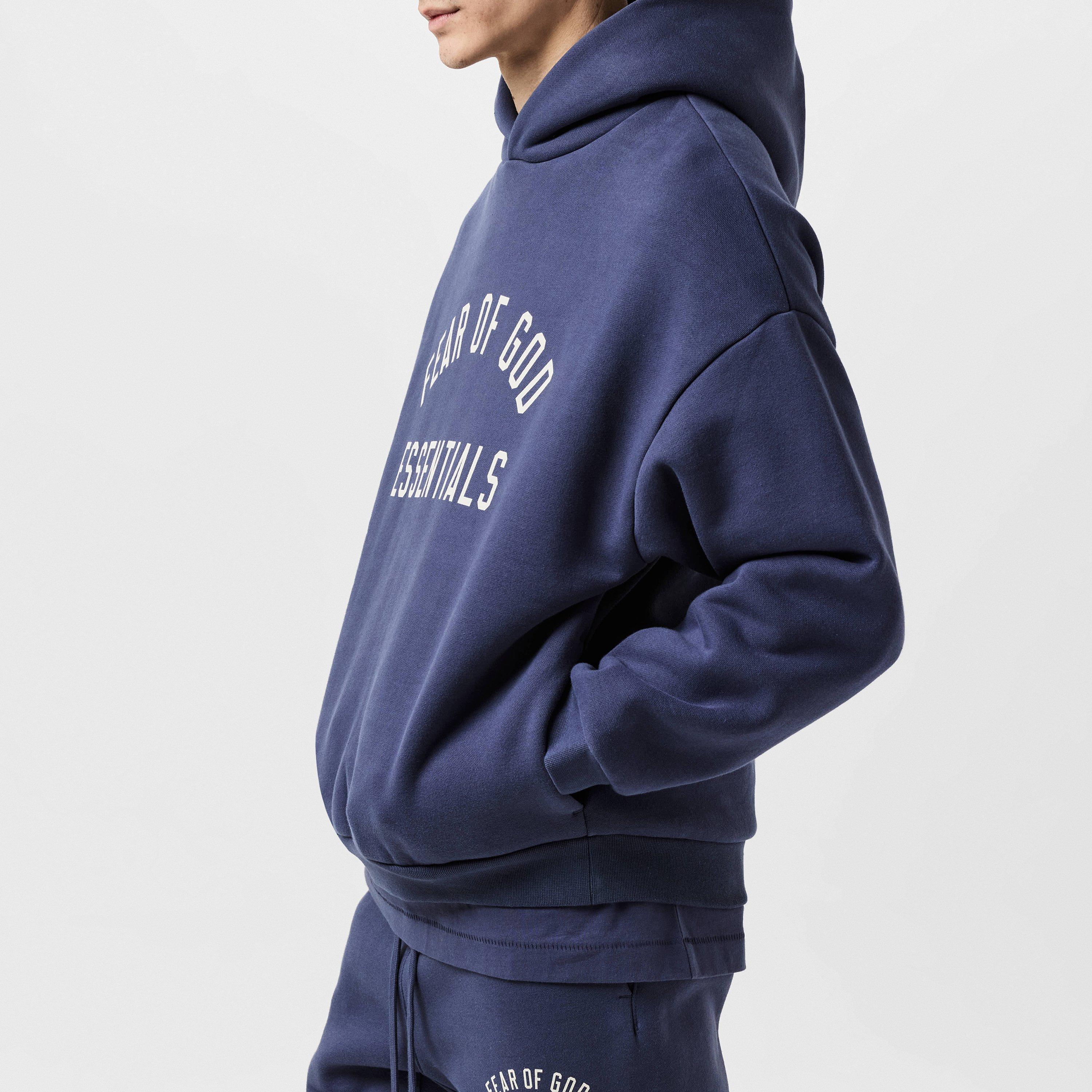 Marine - Fear Of God Essentials - Logo Hoodie - 5