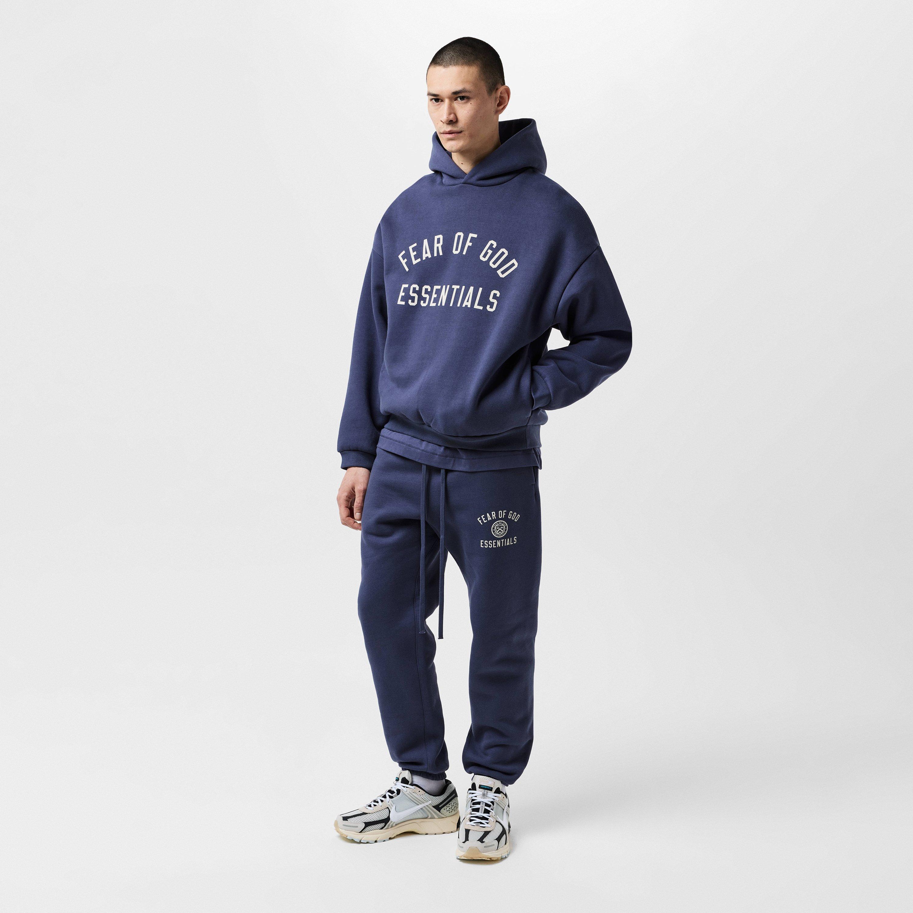 Marine - Fear Of God Essentials - Logo Hoodie - 6