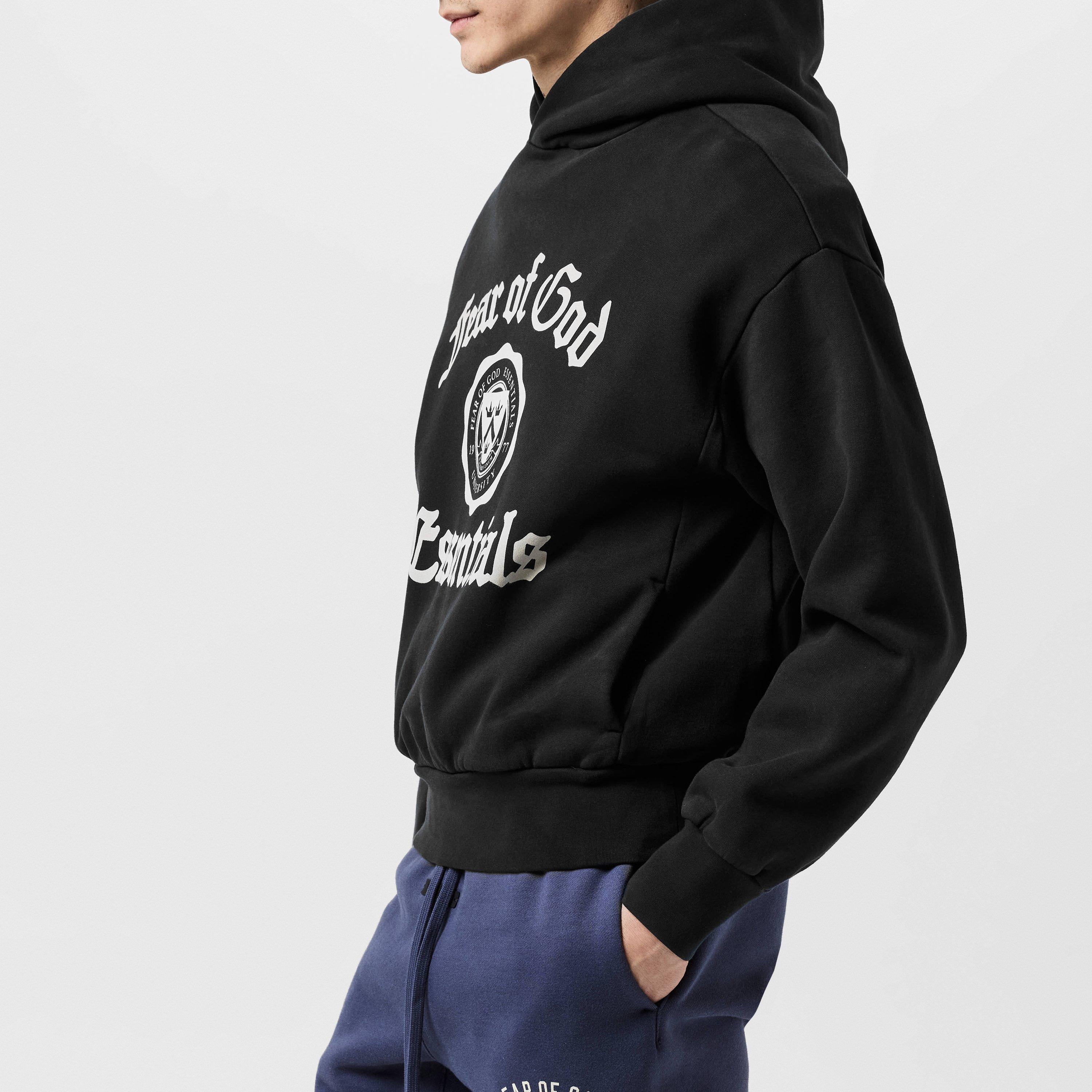 Black - Fear Of God Essentials - University Hoodie - 6