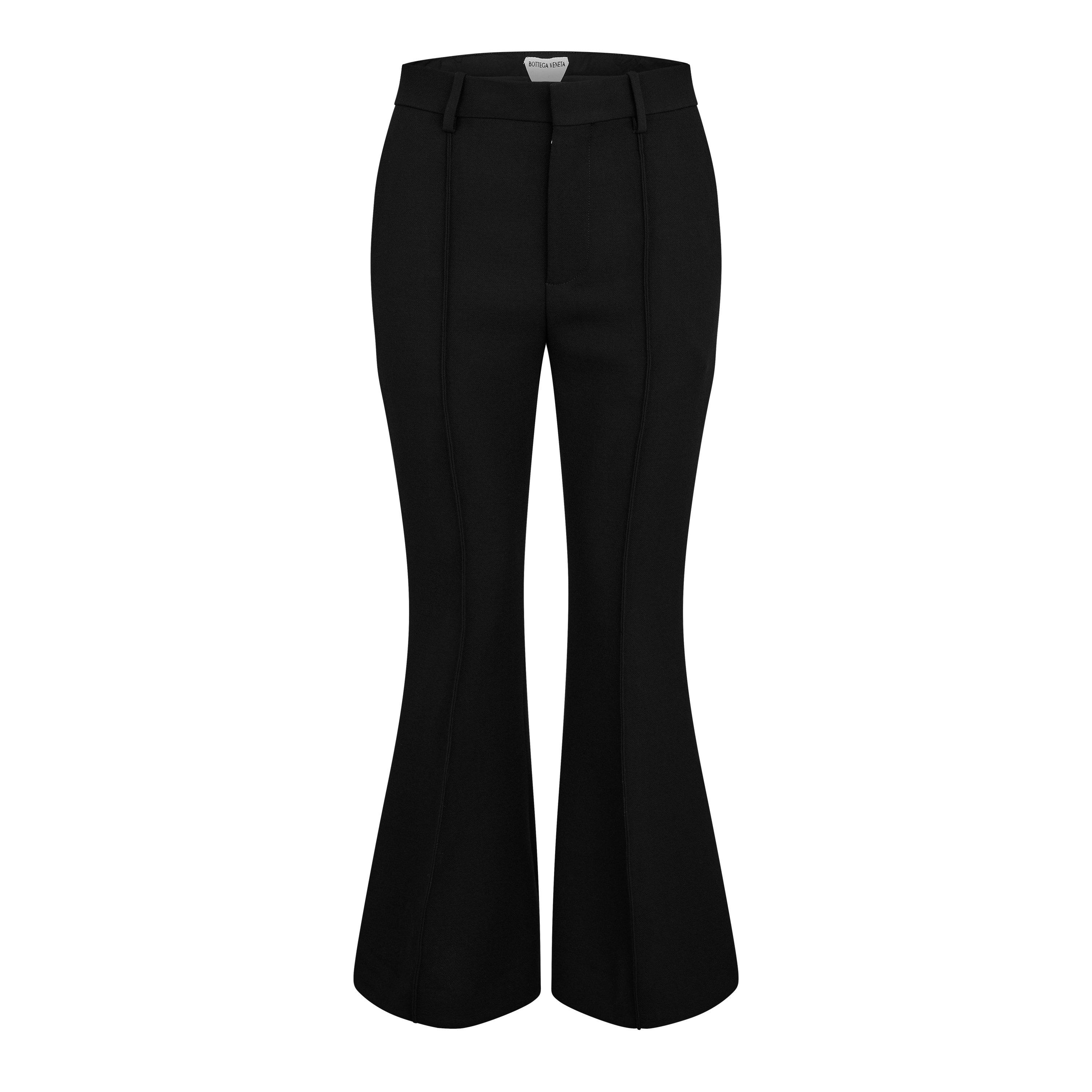 Bottega Veneta Crepe Trousers - Black - Size 6 (38)