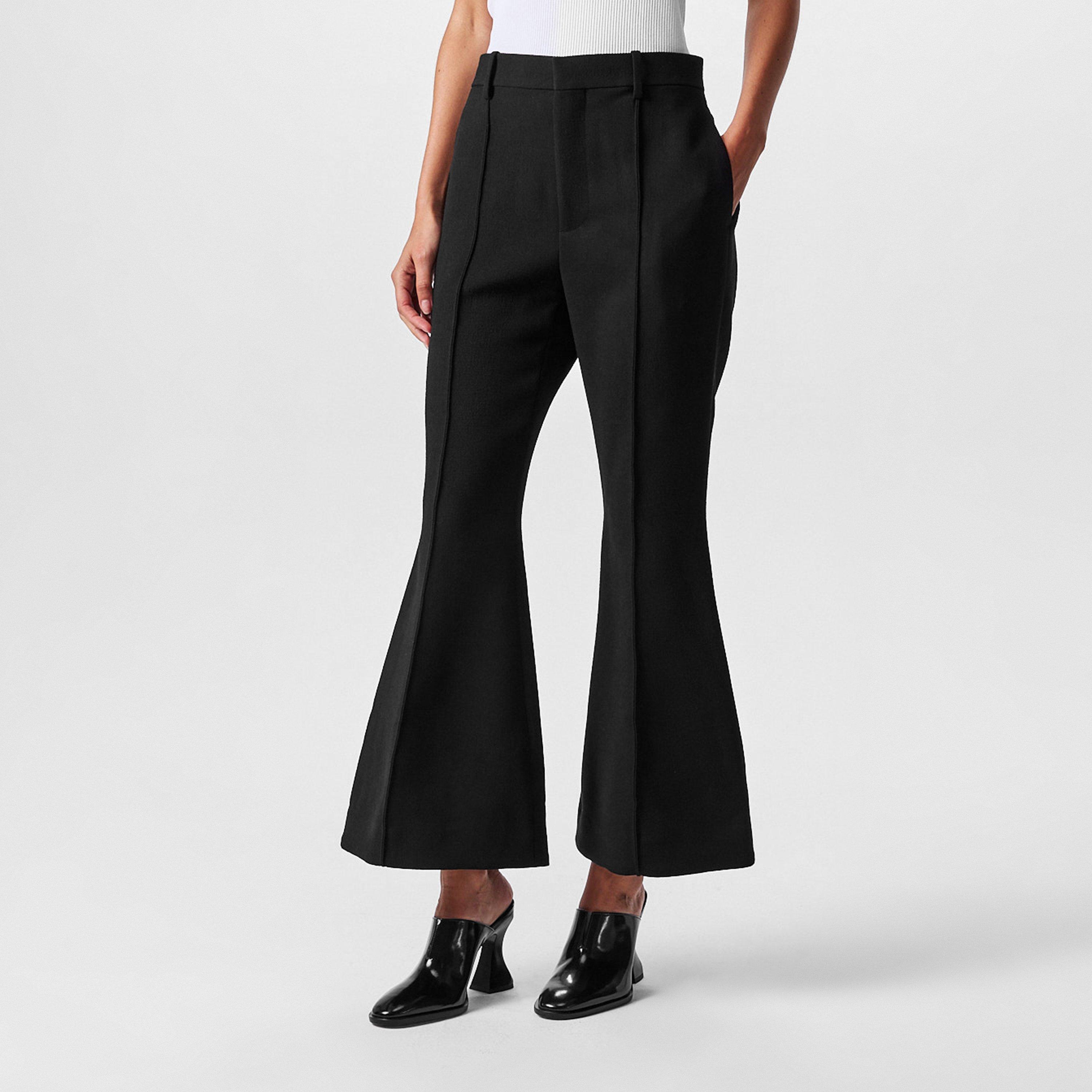 Black - Bottega Veneta - Crepe Trousers - 2