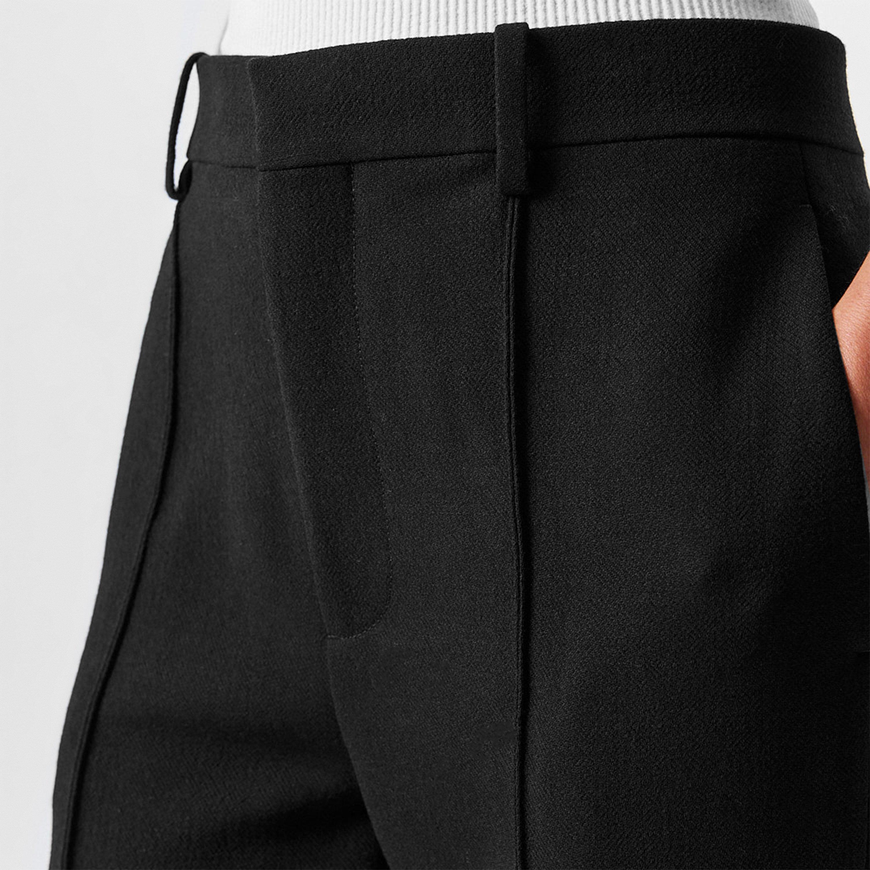 Black - Bottega Veneta - Crepe Trousers - 4