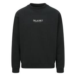 Blank Essentials Blank Contrast Puff Print Sweatshirt