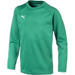 Puma Kids' Liga Performance Crew Sweatshirt