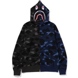 A Bathing Ape Colour Camo Separate Shark Full Zip Hoodie