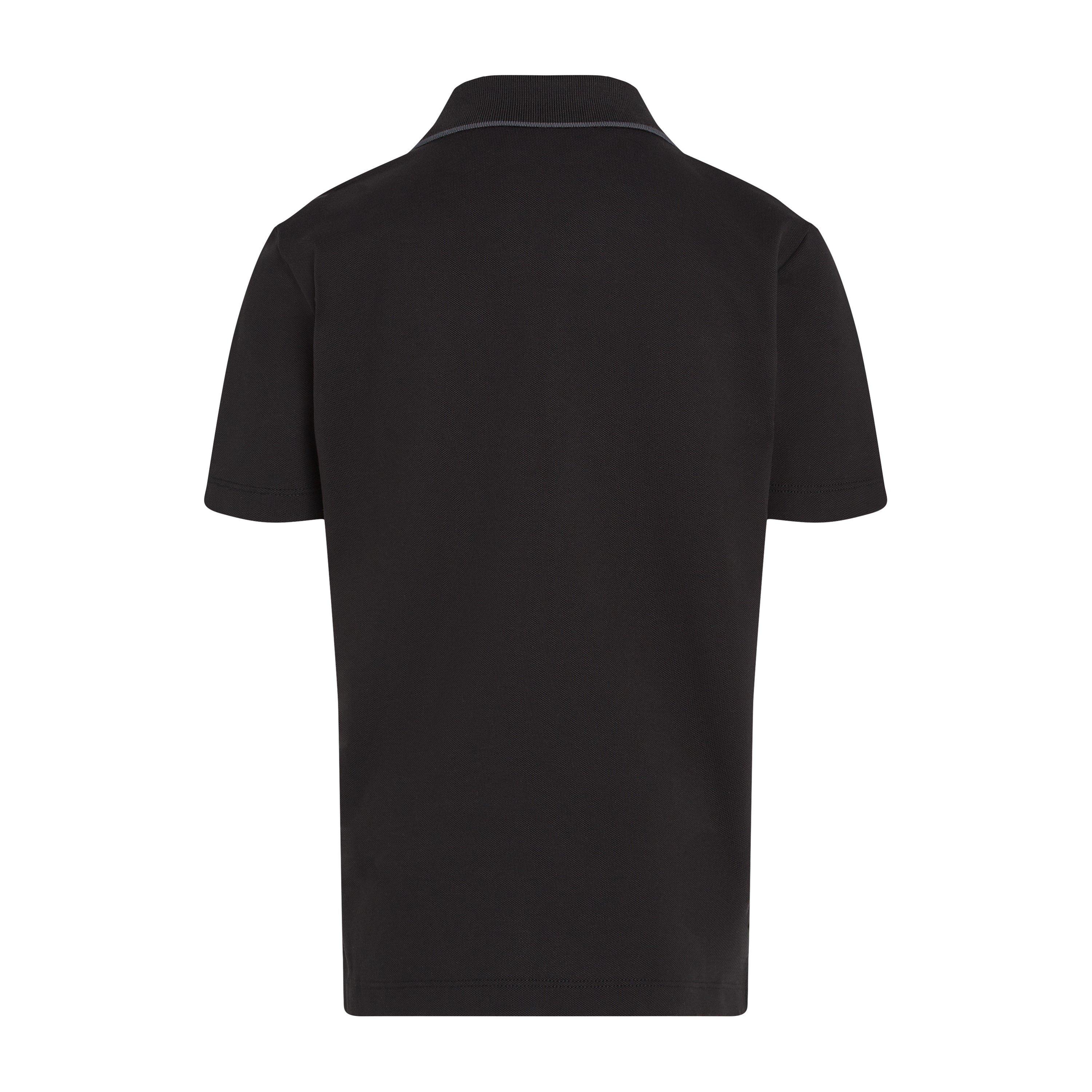 Ck Black - Calvin Klein Jeans - Kids' Embroidered Logo Short Sleeve Polo Shirt - 6