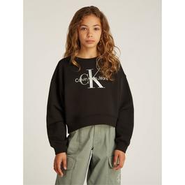 Calvin Klein Jeans GLITTER MONOLOGO CN SWEATSHIRT