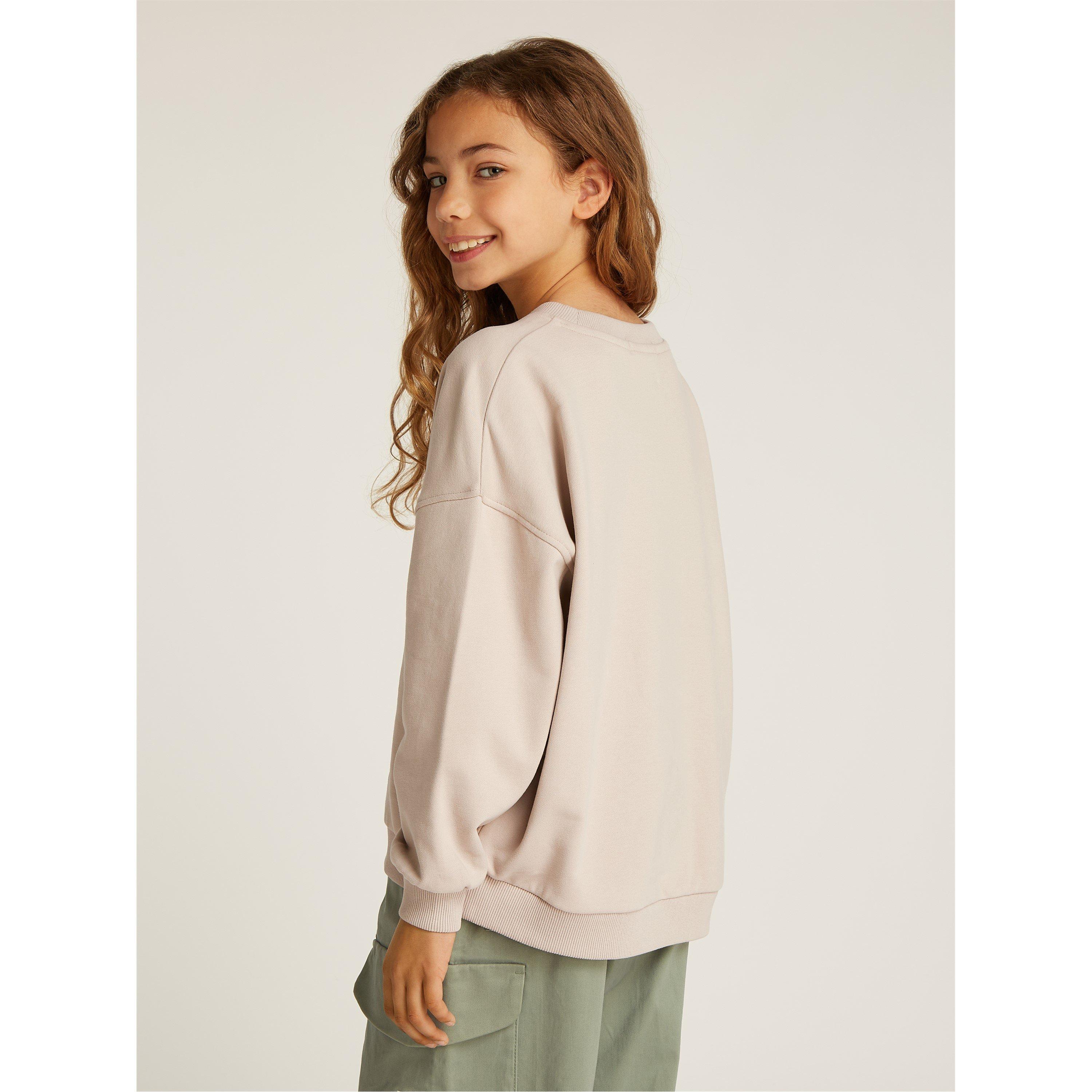 Chateau Gry PA8 - Calvin Klein Jeans - Kids' Logo Embroidered Cotton Sweatshirt - 2